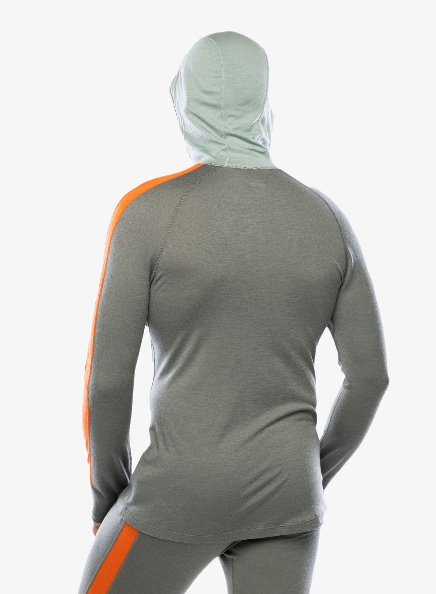 Bluza de corp Icebreaker Merino 200 Sonebula LS Half Zip Hood - galaxy/moss/blaze/cb