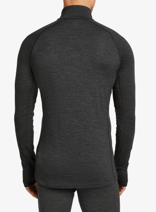 Bluza de corp Icebreaker Merino 260 ZoneKnit LS Half Zip - jet hthr