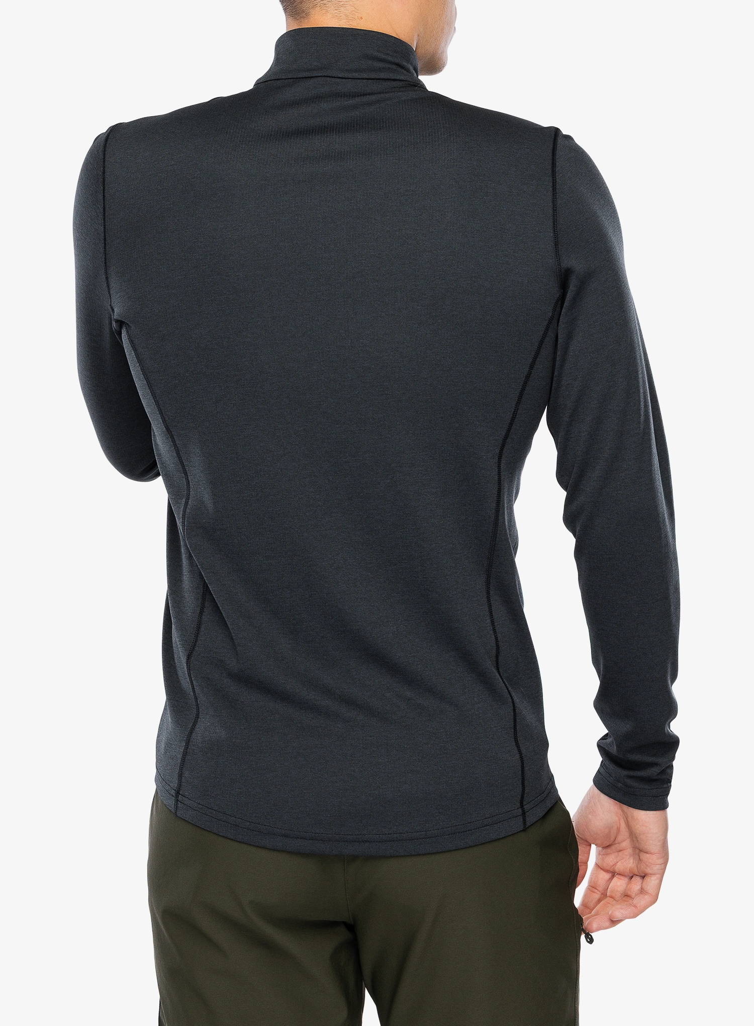 Bluza de corp Montane Dart Zip Neck - black