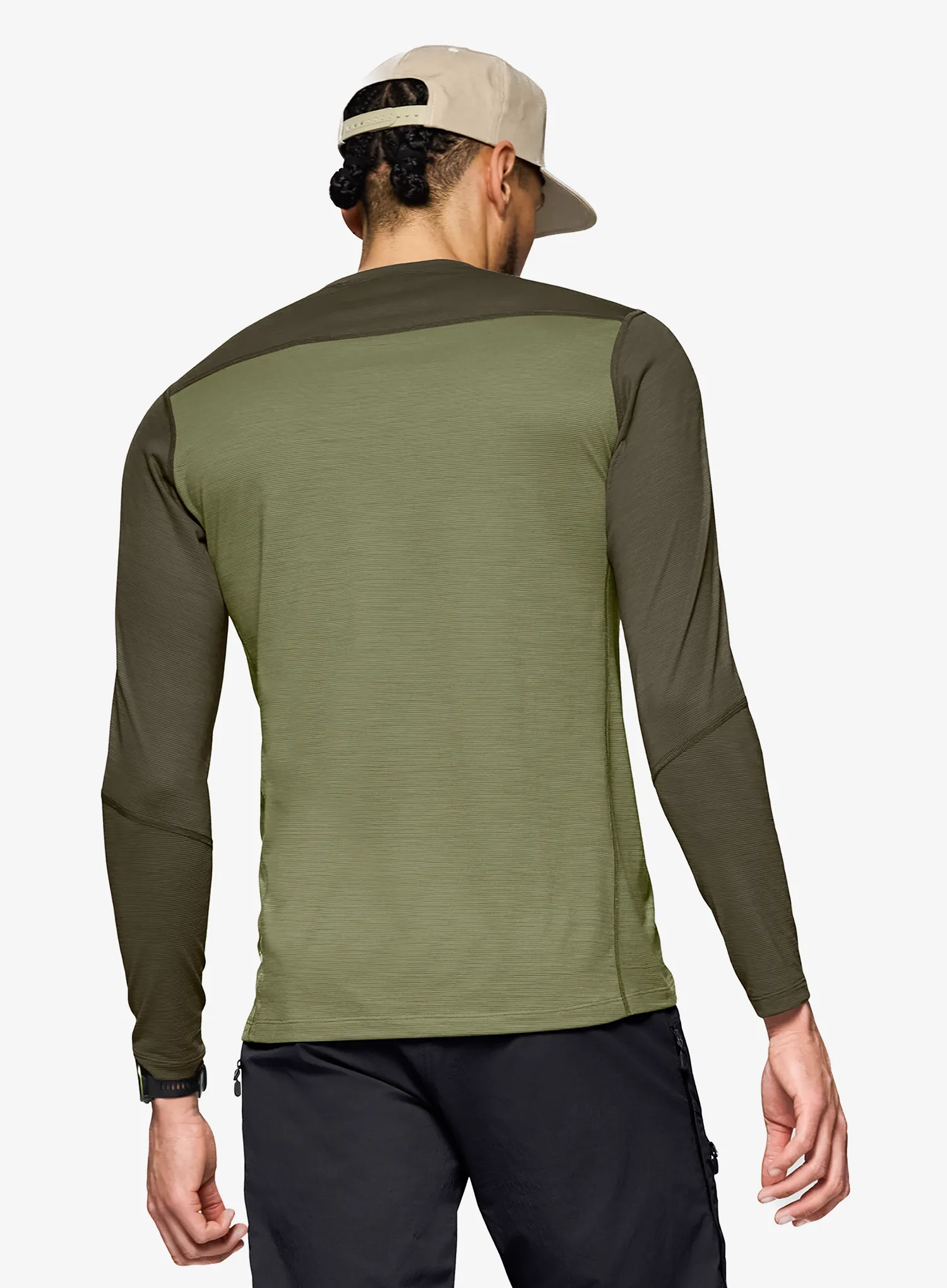 Bluza de corp Norrona Femund PureUll Long Sleeve - loden green