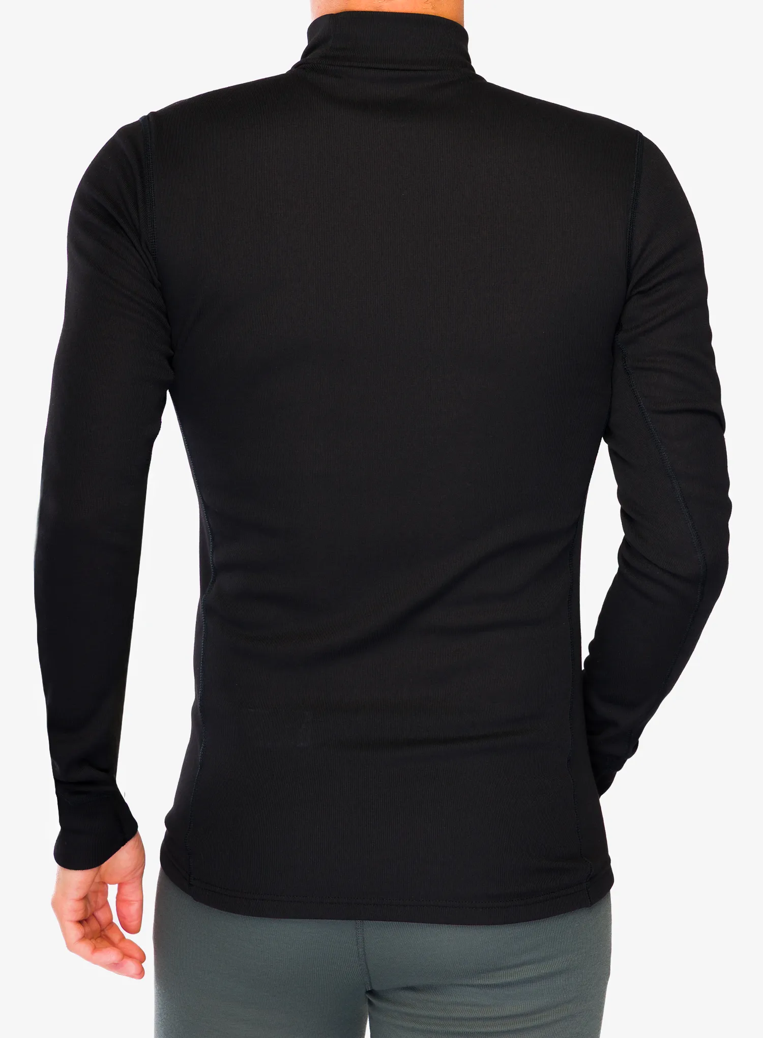 Bluza de corp Odlo Active Warm BL Top Turtle Neck L/S - black