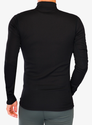Bluza de corp Odlo Active Warm BL Top Turtle Neck L/S - black