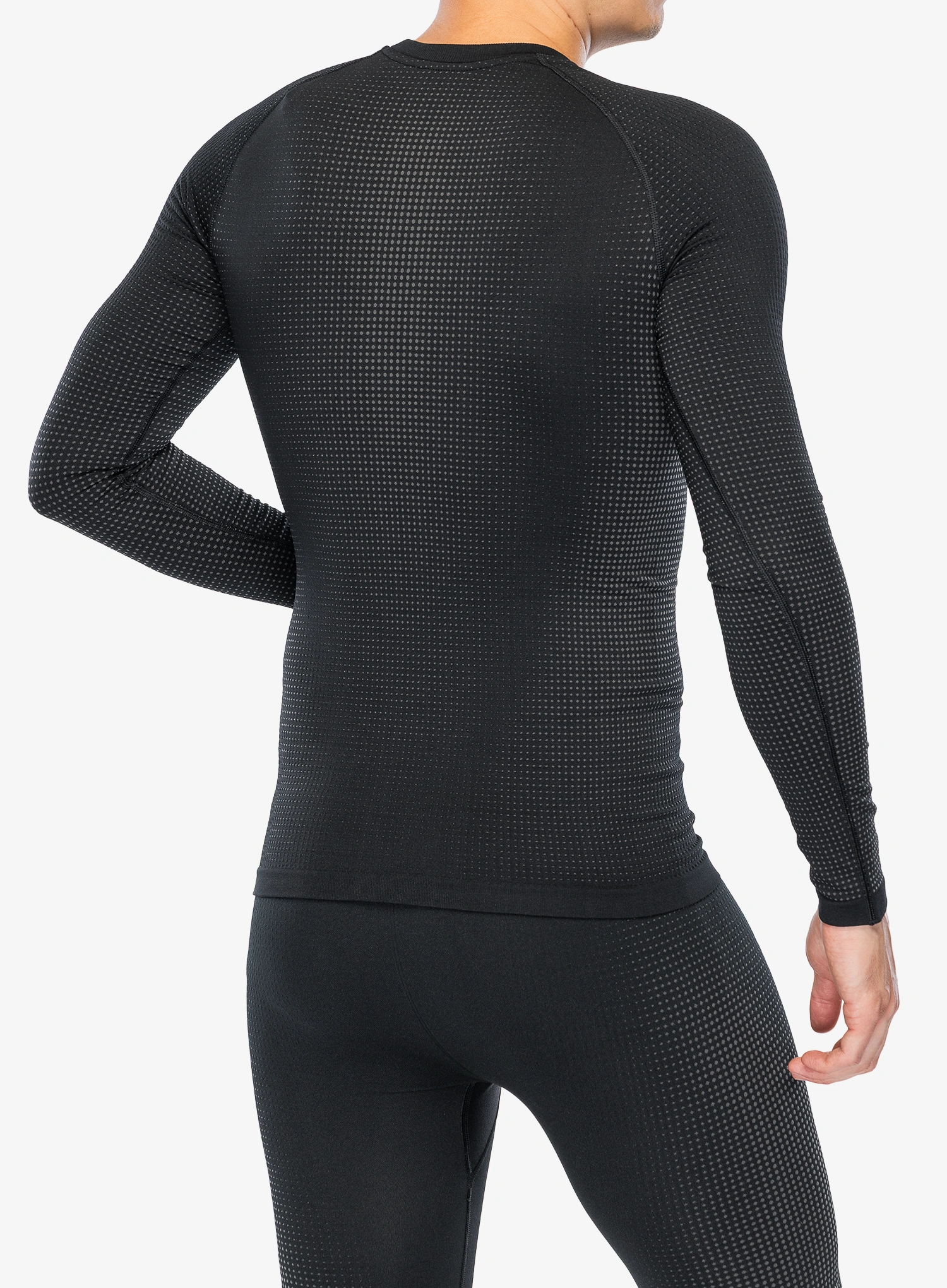 Bluza de corp Odlo Performance Warm BL Top Crew Neck L/S - graphite grey