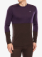 Bluza de corp Ortovox 185 Rock N Wool Long Sleeve - dark wild berry