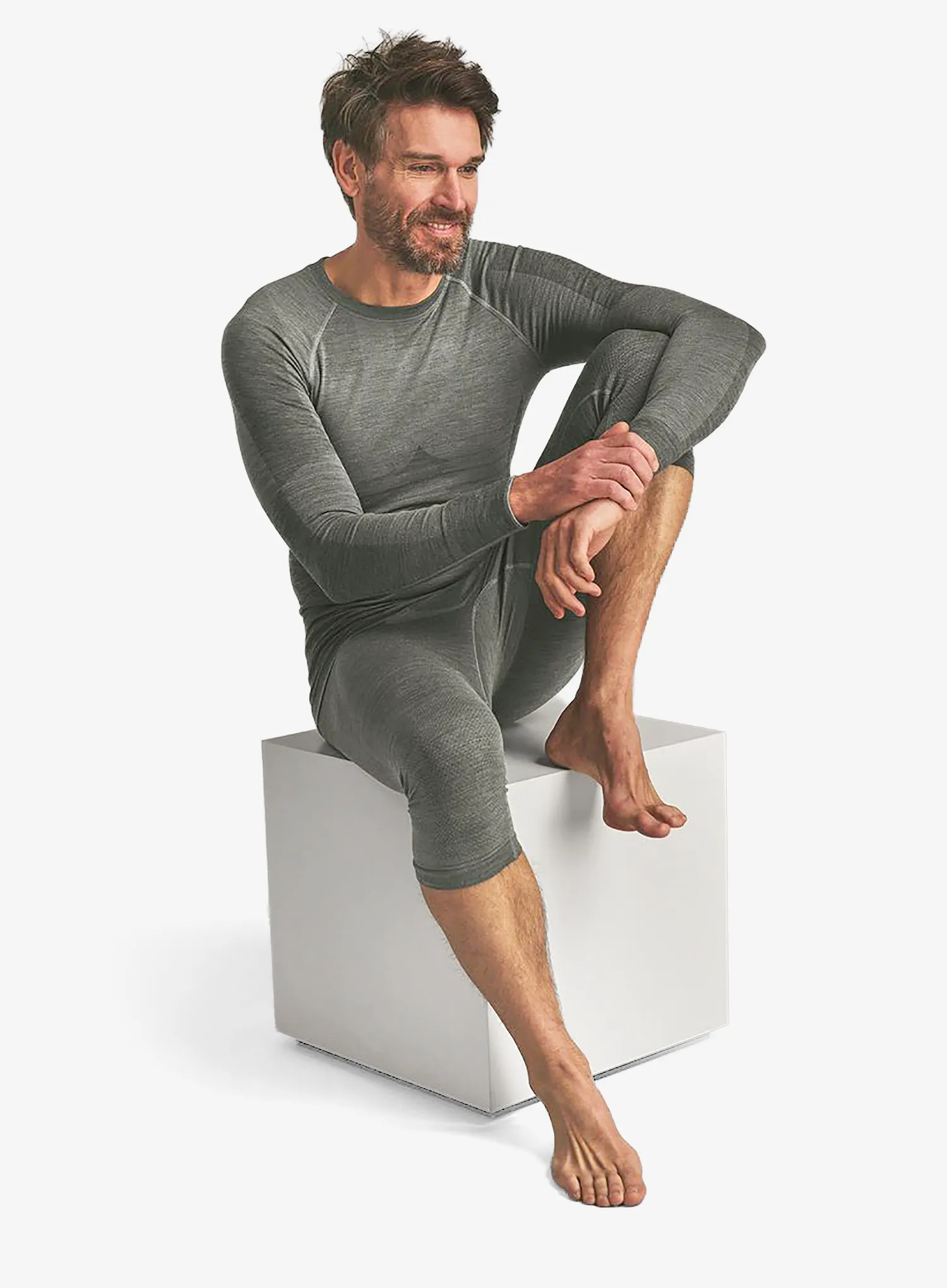 Bluza de corp Ortovox 230 Competition Long Sleeve - dark sage