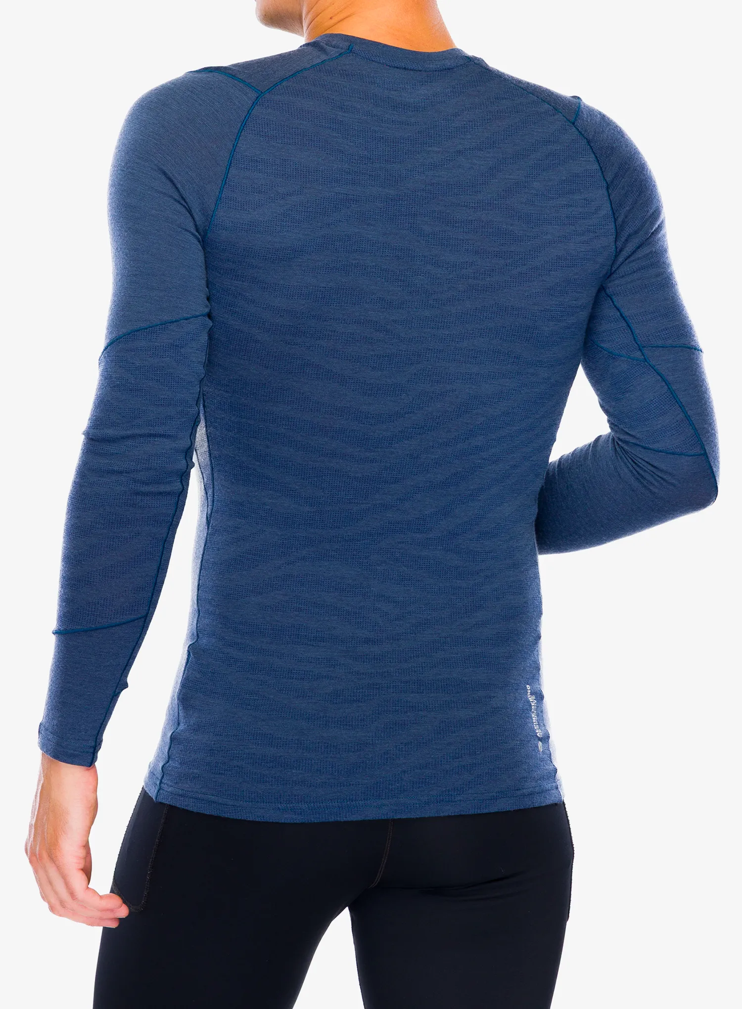 Bluza de corp Salewa Cristallo Warm Amr L/S Tee - dark denim