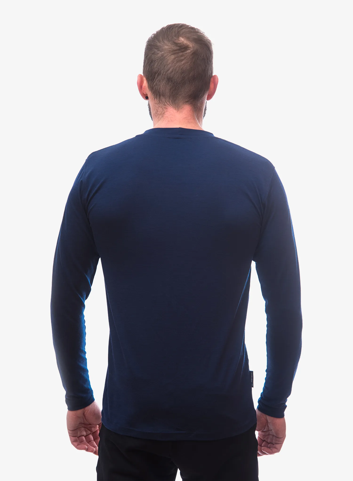 Bluza de corp Sensor Merino Active PT Tee L/S - deep blue moun