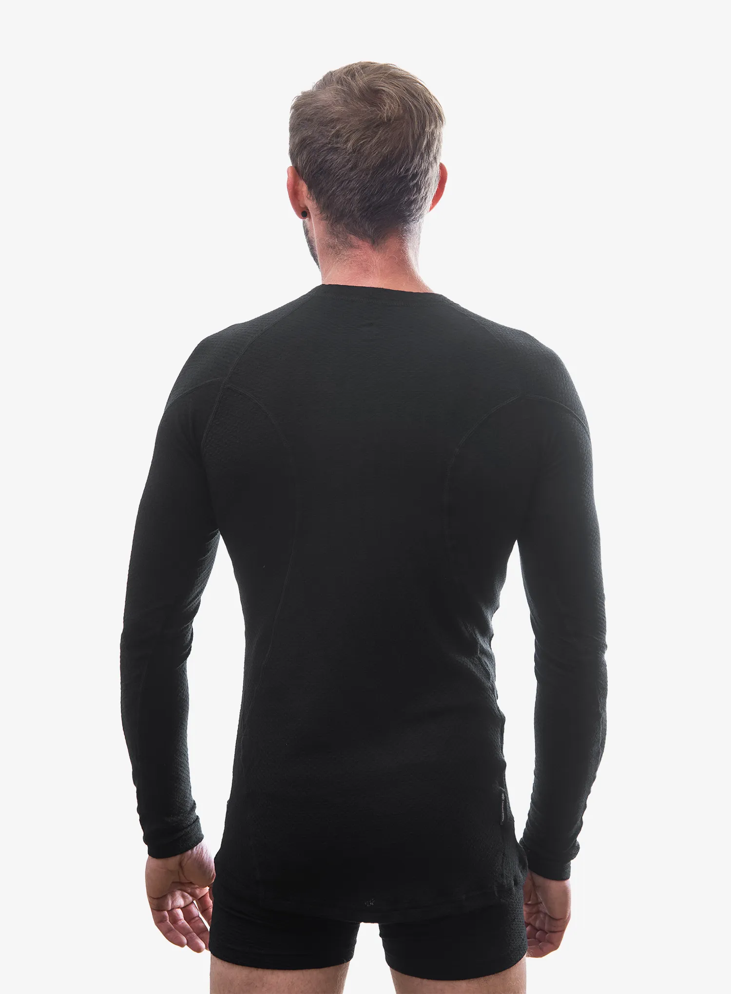 Bluza de corp Sensor Merino DF Tee L/S - black