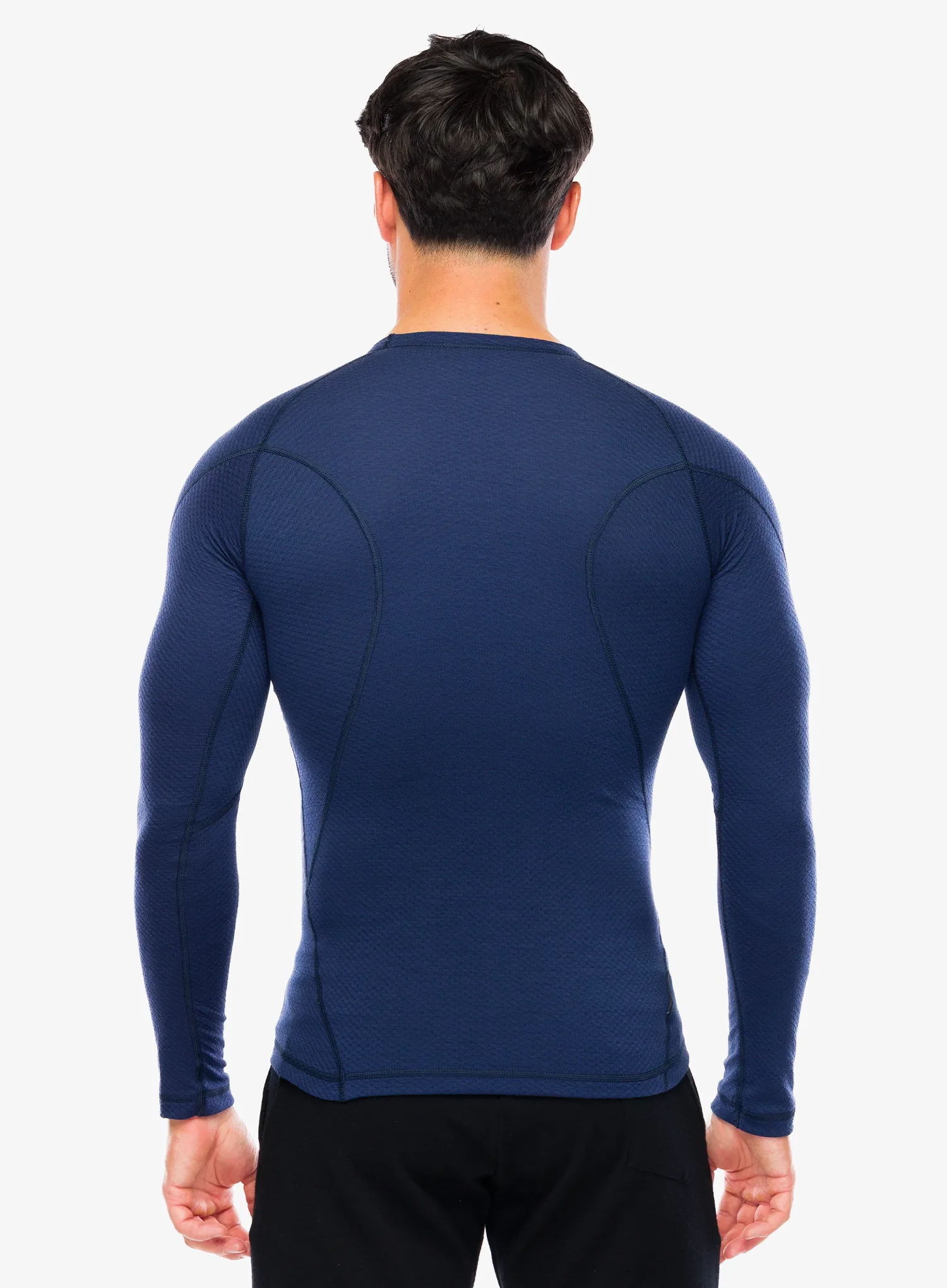 Bluza de corp Sensor Merino DF Tee L/S - deep blue camp