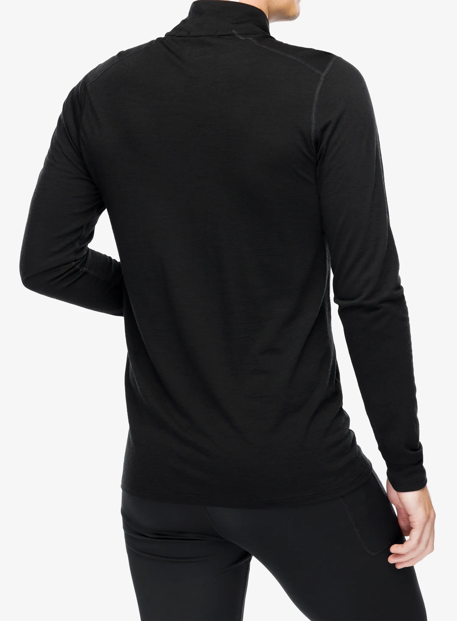 Bluza de corp Smartwool Classic All-Season Merino BL 1/4 Zip Boxed - black