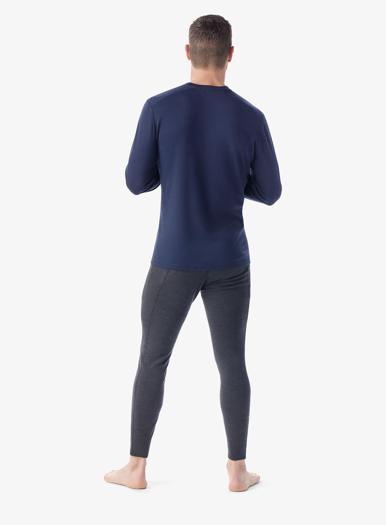 Bluza de corp Smartwool Classic Thermal Merino Base Layer Crew Boxed - deep navy