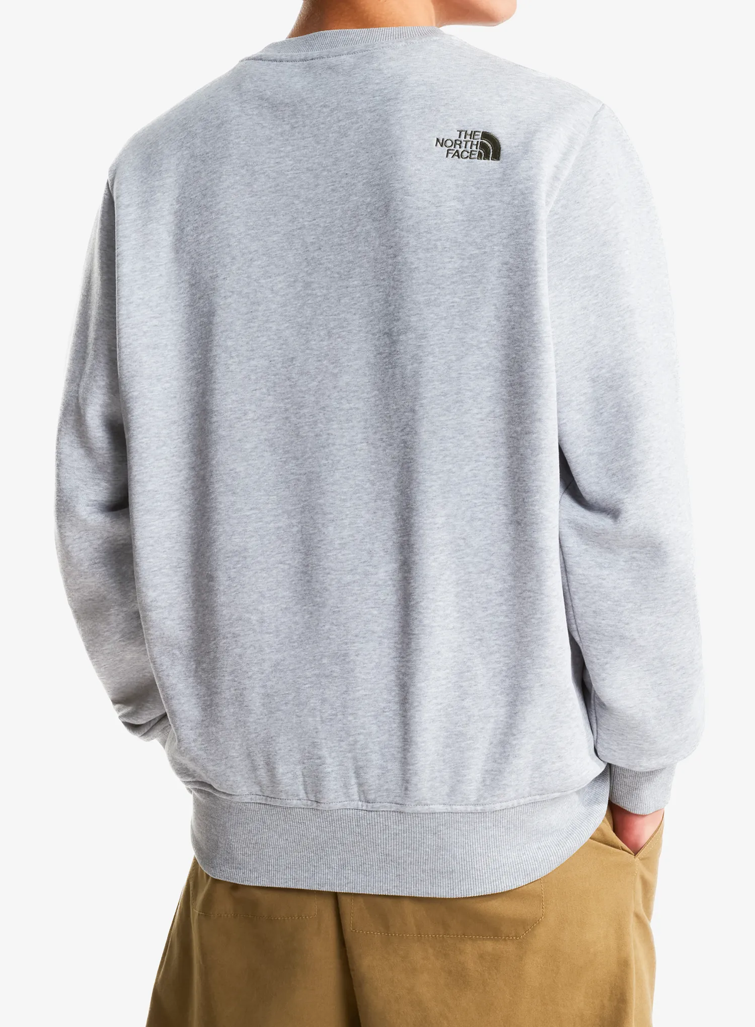 Hanorac The North Face Drew Peak Crew - grey heather/taupe