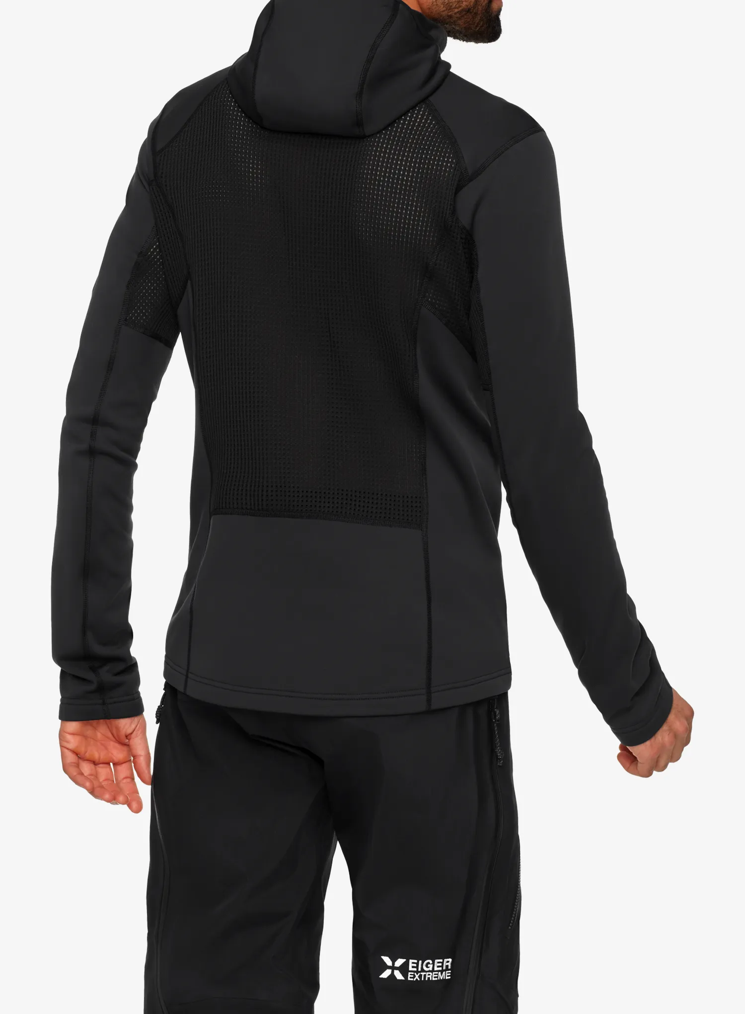 Hanorac trecking Mammut Eiger Nordwand Advanced ML Hooded Jacket - black