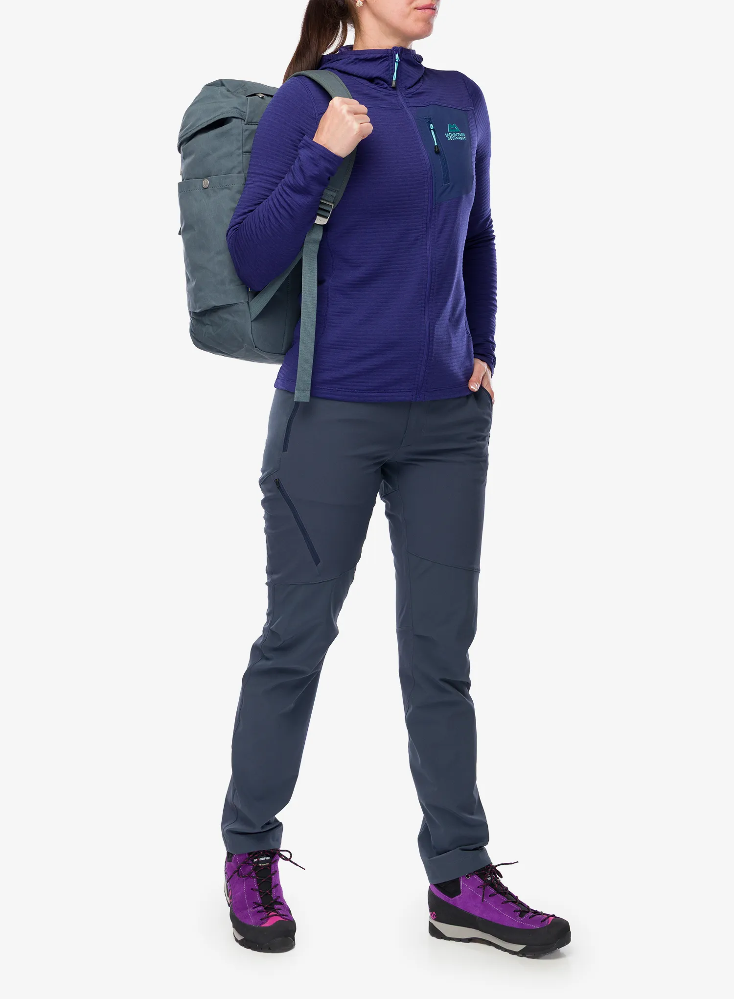 Hanorac escaladă femei Mountain Equipment Lumiko Hooded Jacket - amethyst/medieval