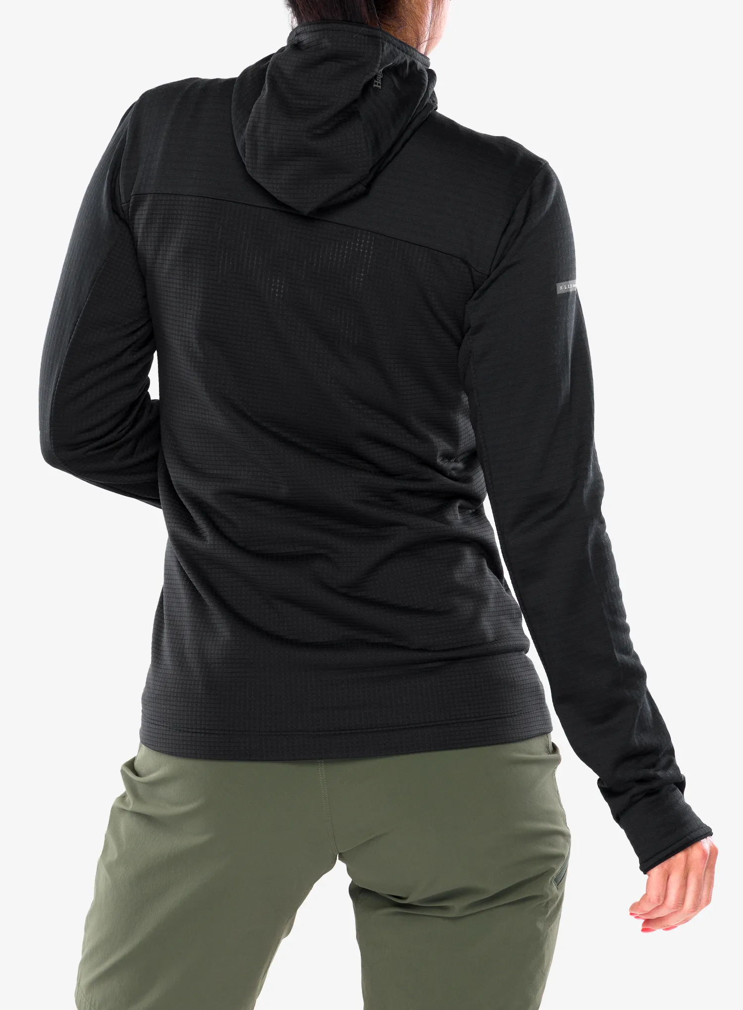 Hanorac cu gluga femei Haglofs L.I.M Mid Fast II Hood - true black