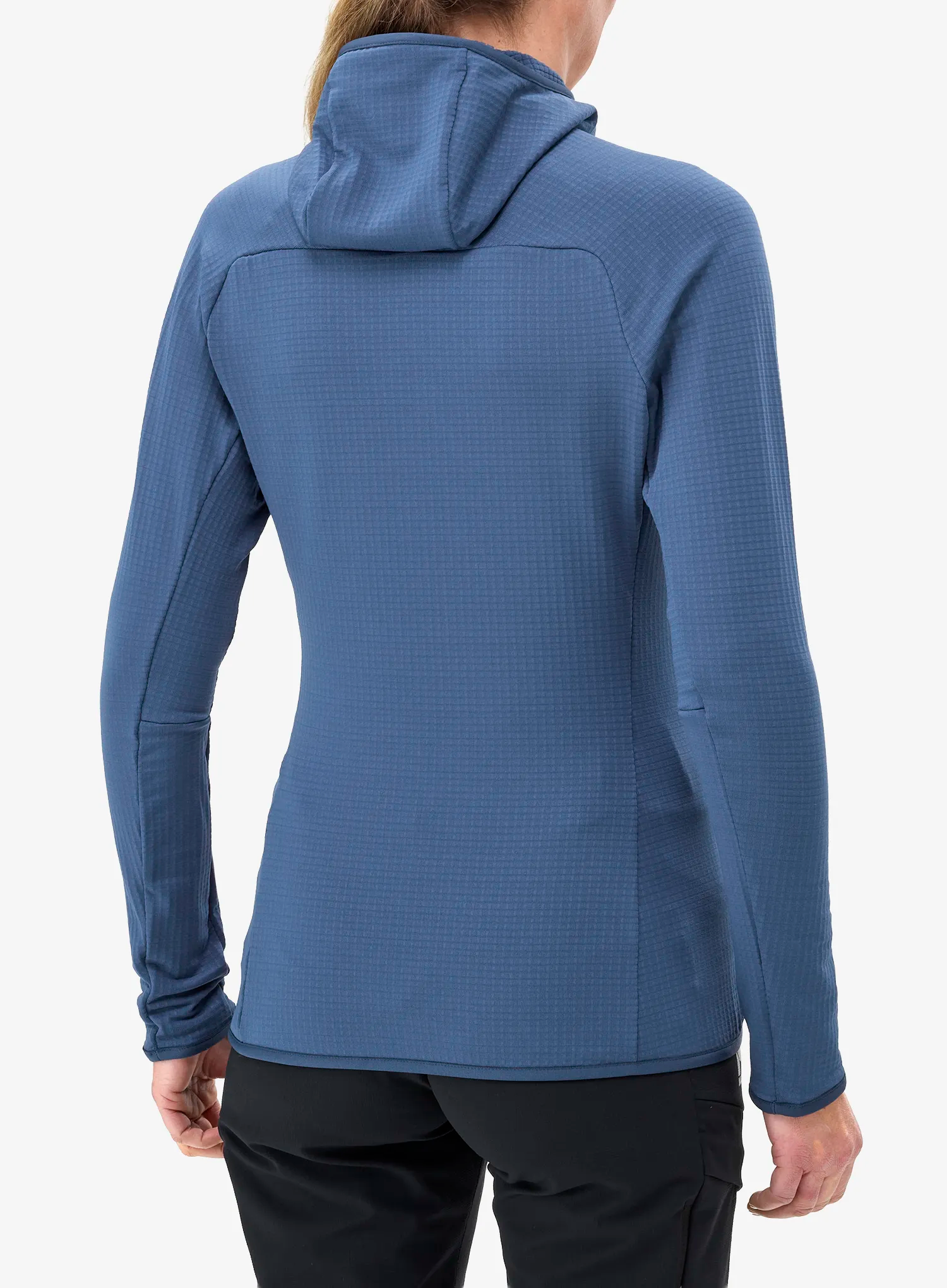 Hanorac cu gluga femei Millet Fusion Grid Hoodie - dark denim