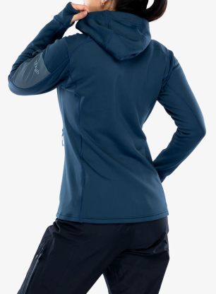 Hanorac cu gluga femei Rab Modulus Hoody - tempest blue