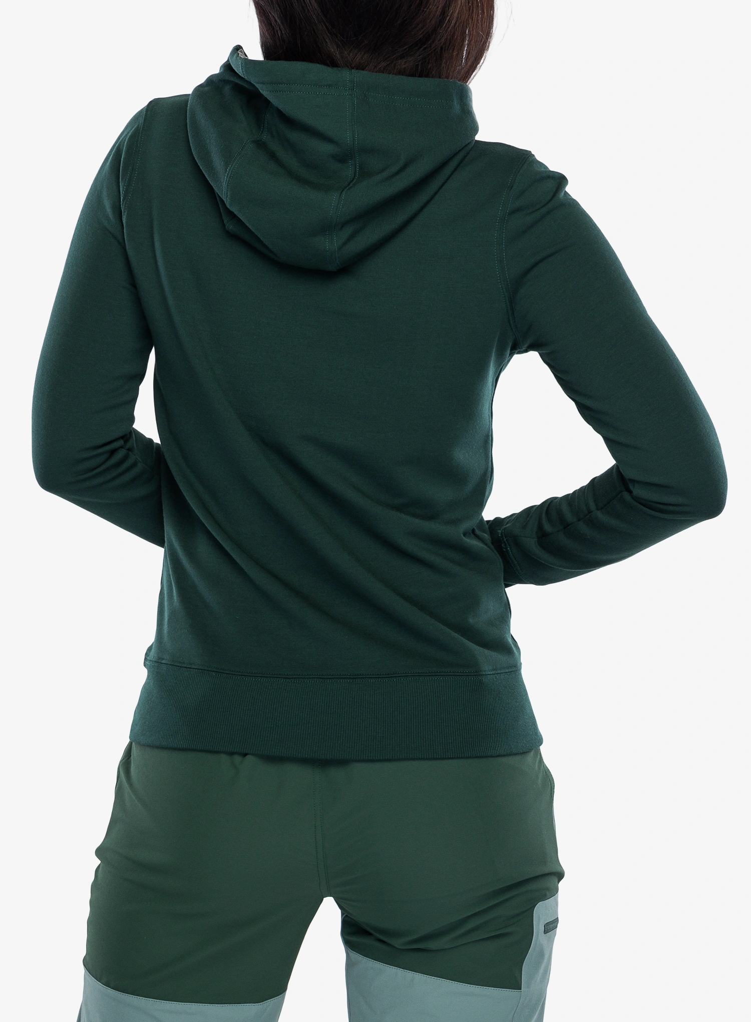 Hanorac cu gluga femei Viking Panaka Hoodie Bamboo - green