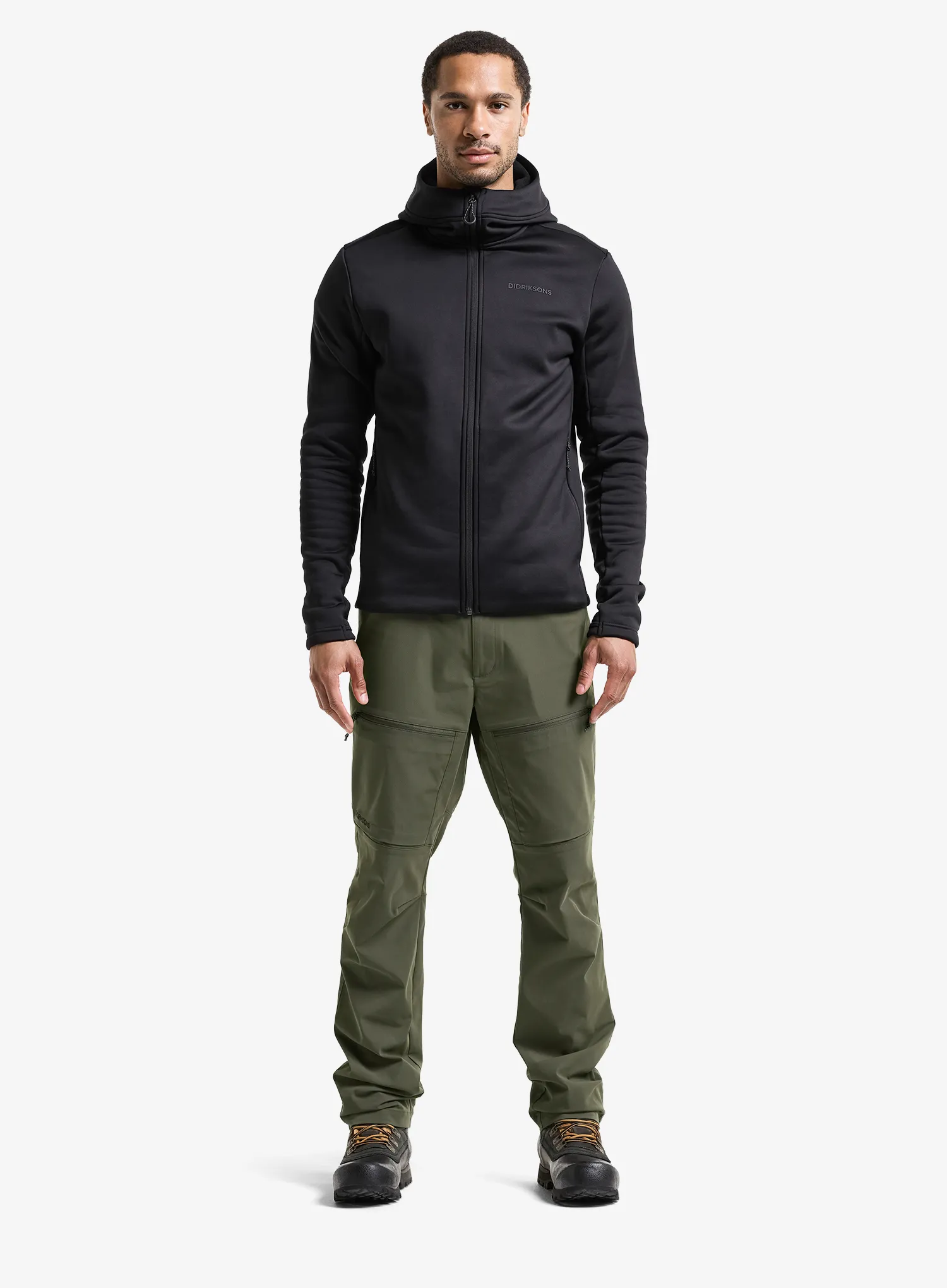 Hanorac cu gluga Didriksons Field Fullzip - black