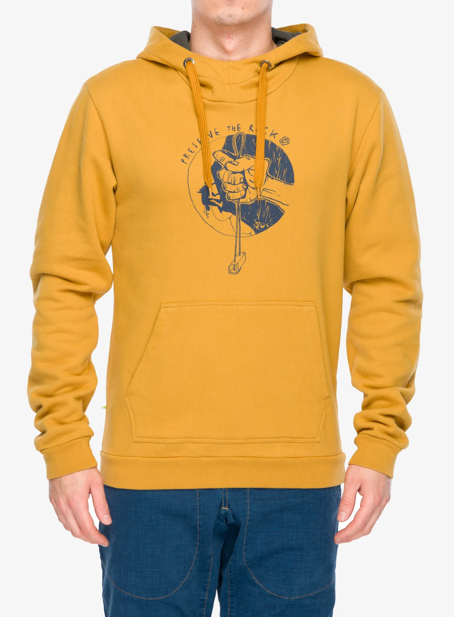 Hanorac cu gluga E9 Hood - curry