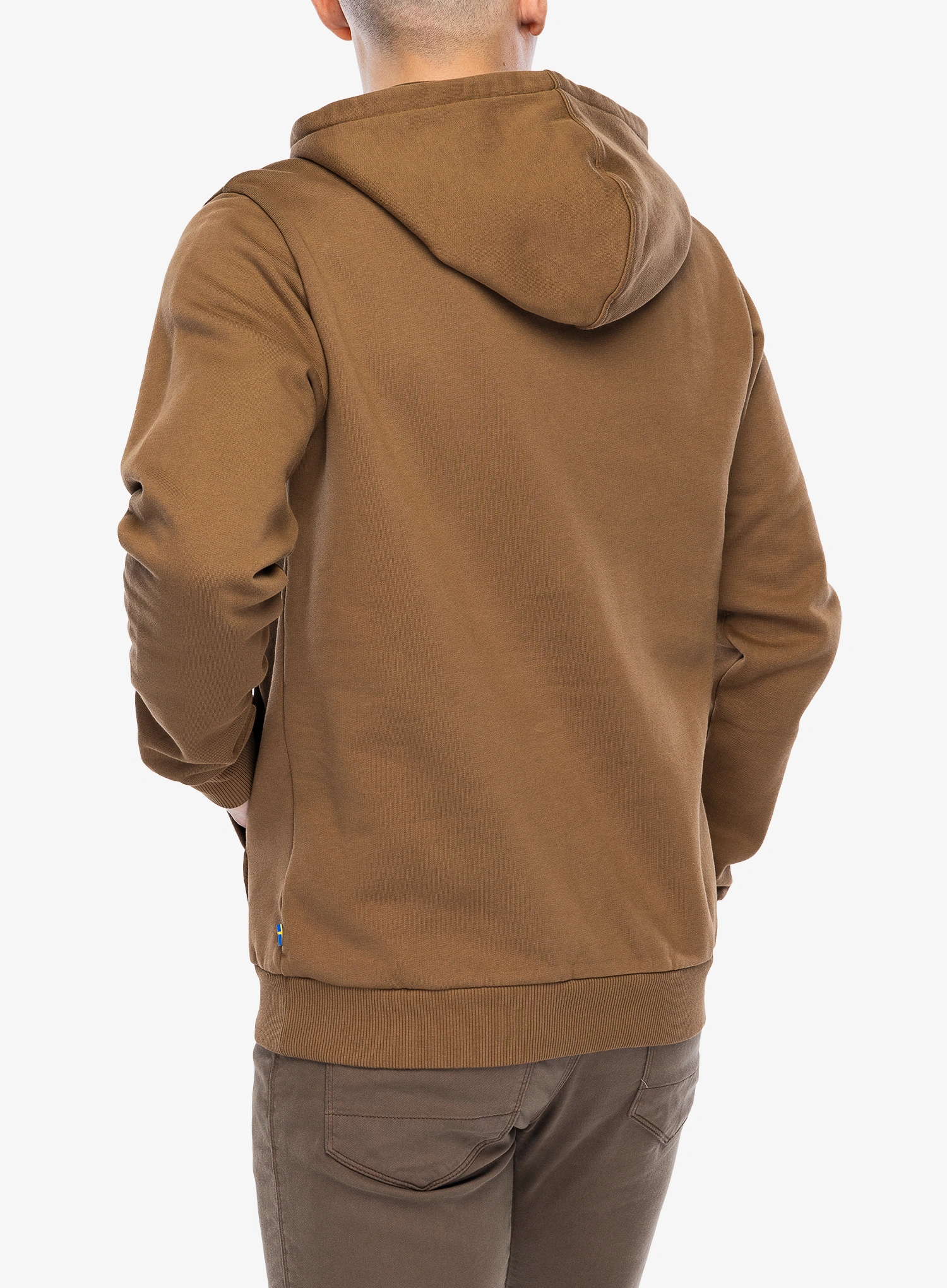 Hanorac cu gluga Fjallraven Logo Hoodie - wood brown