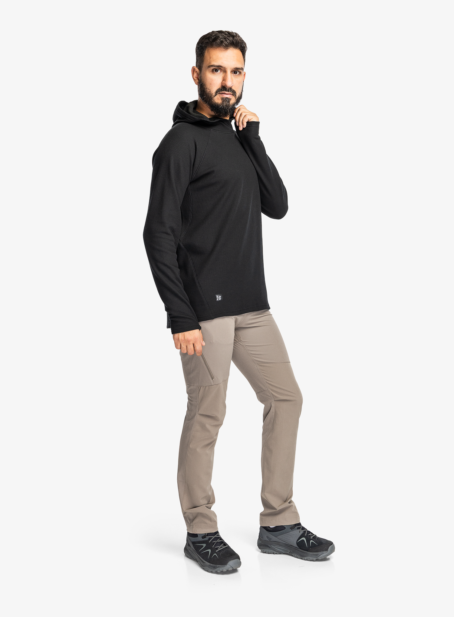 Hanorac cu gluga Flov Nomad - black