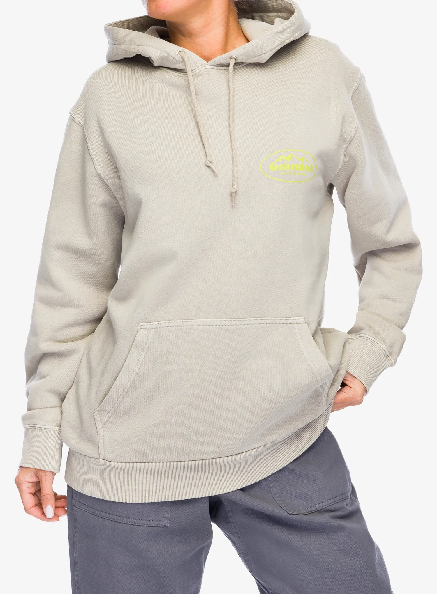Hanorac cu gluga Gramicci Mountaineering Hooded Sweatshirt - pigment oat