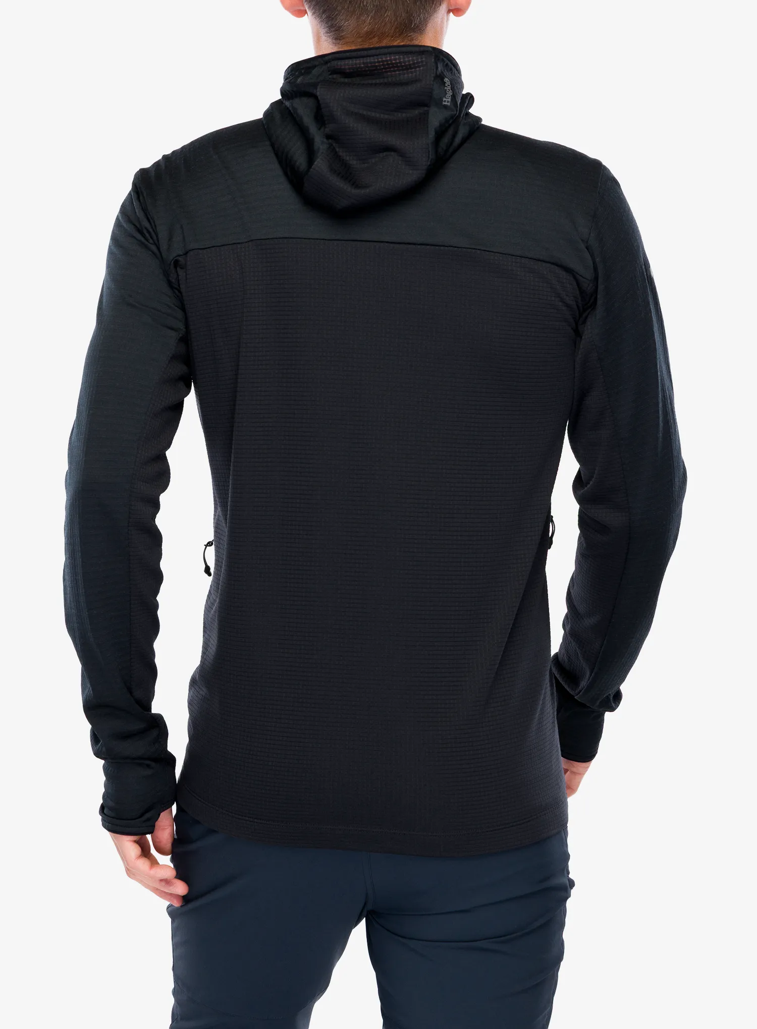 Hanorac cu gluga Haglofs L.I.M Mid Fast II Hood - true black