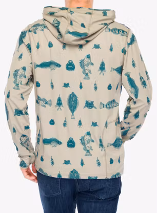 Hanorac cu gluga Kavu Sol Hoodie - fish the line