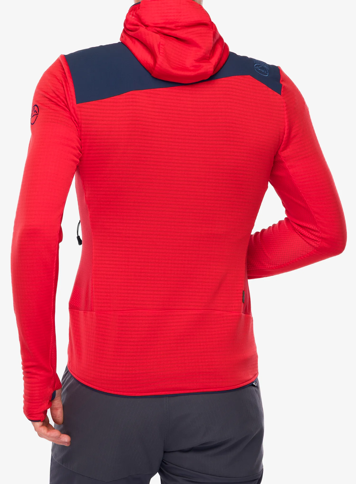 Hanorac cu gluga La Sportiva Aequilibrium Thermal Hoody - mountain red