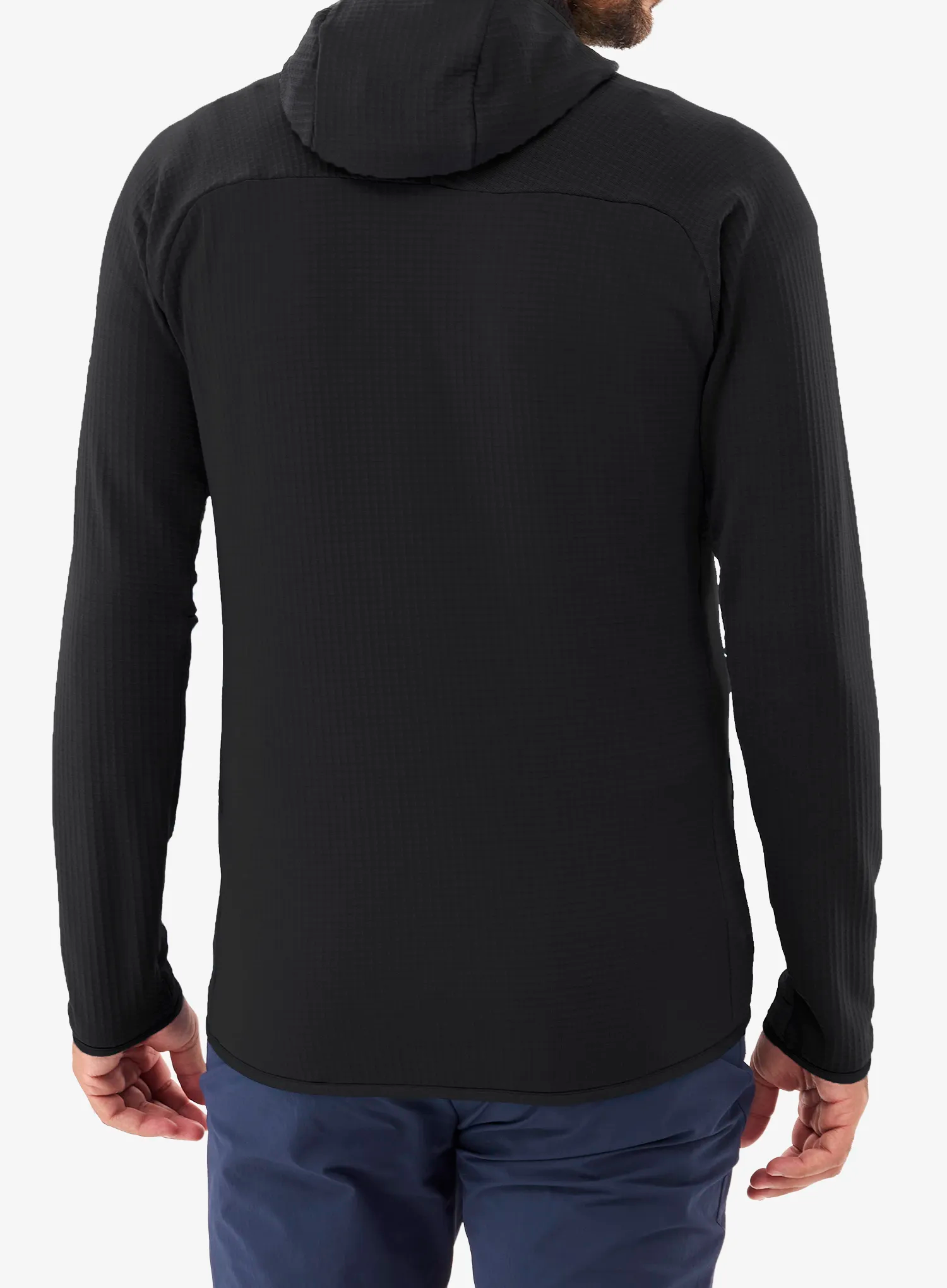 Hanorac cu gluga Millet Fusion Grid Hoodie - black/noir