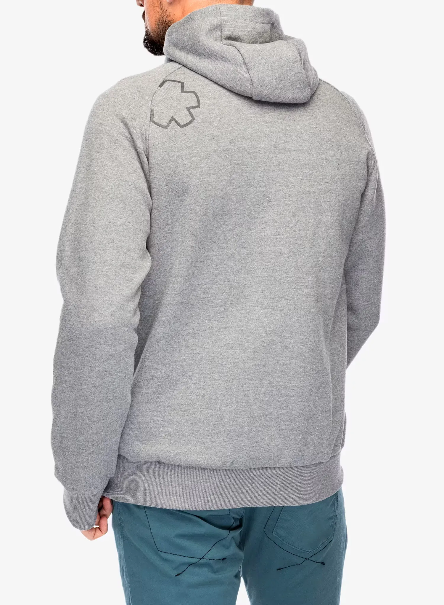 Hanorac cu gluga Ocun Hoodie Zipper - grey paloma/excalibur