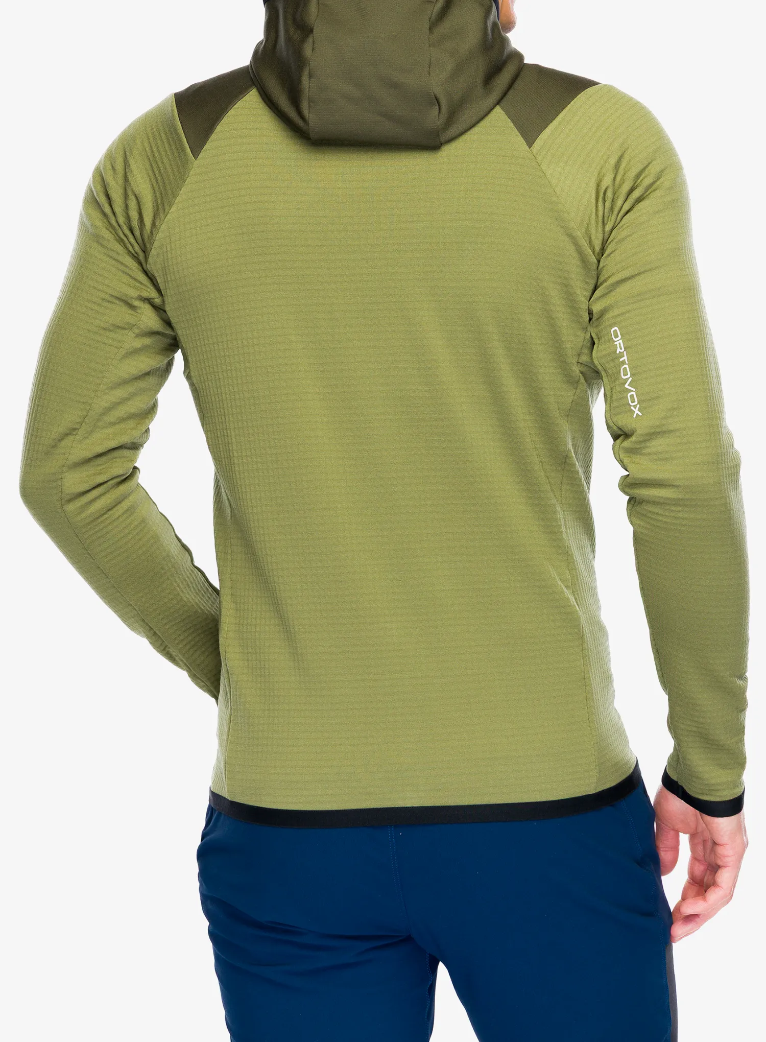 Hanorac cu gluga Ortovox Fleece Grid Hoody - wild herbs