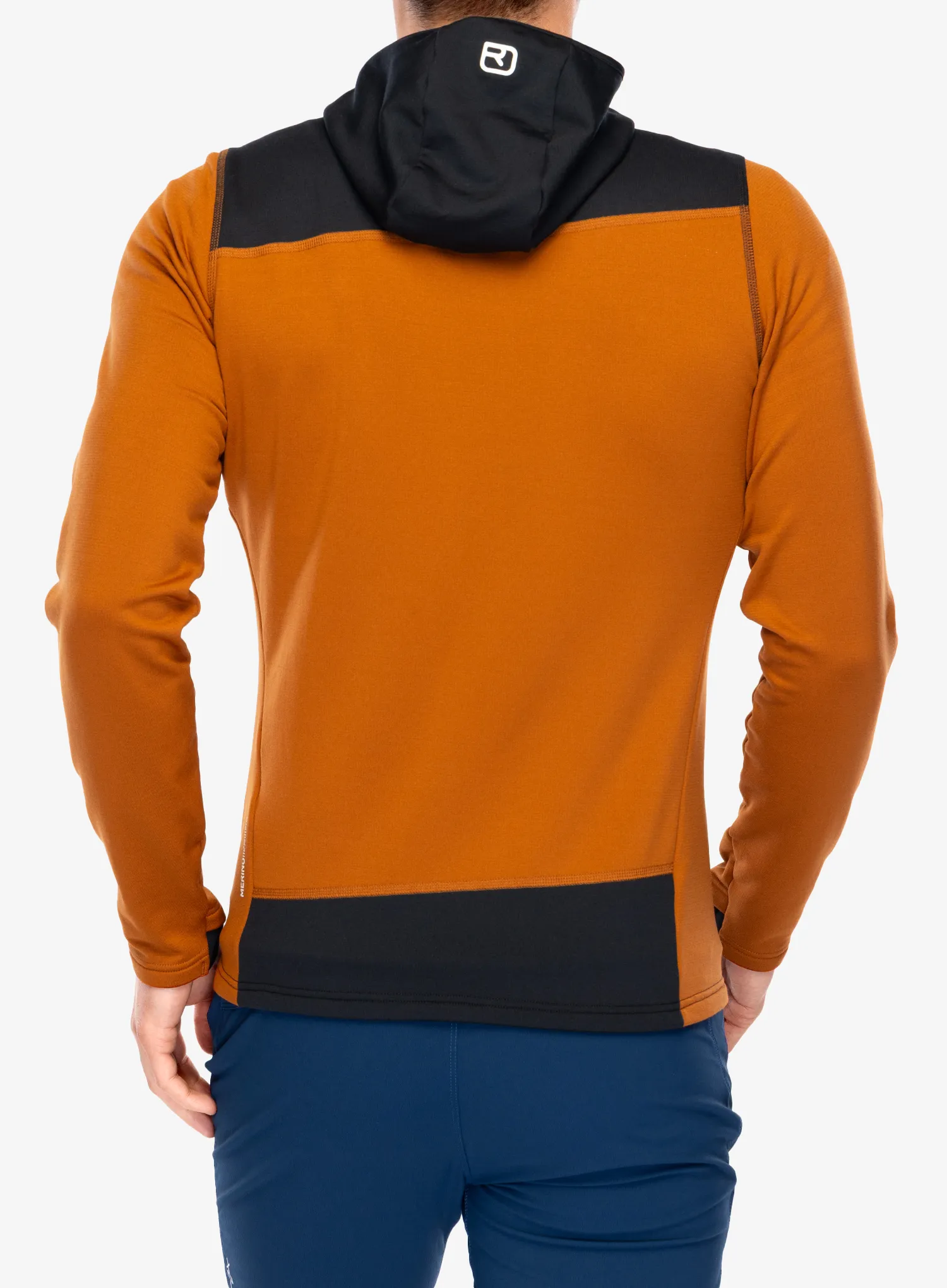 Hanorac cu gluga Ortovox Fleece Light Hoody - bristle brown