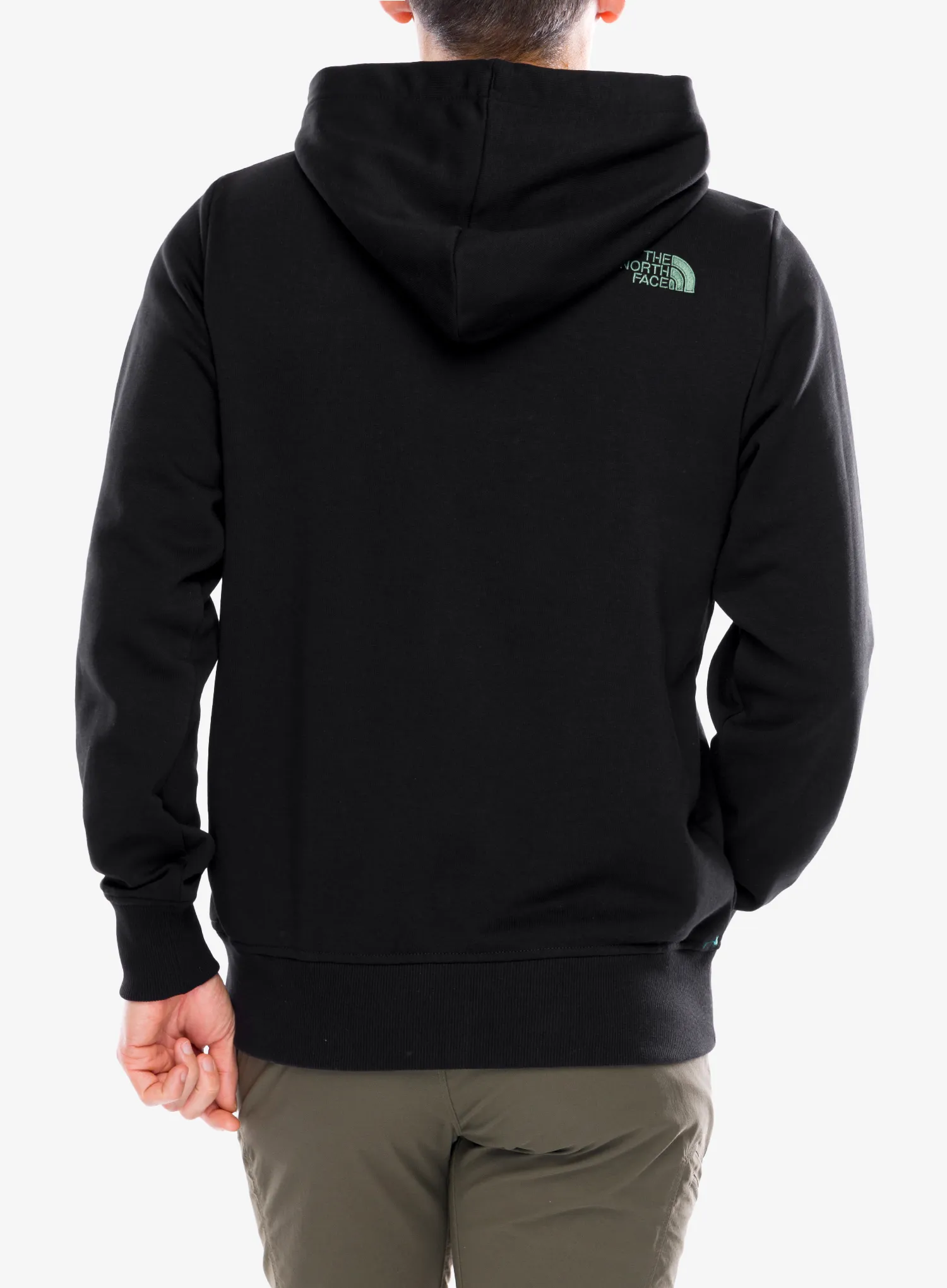Hanorac cu gluga The North Face Drew Peak Light Hoodie - tnf black/duck green