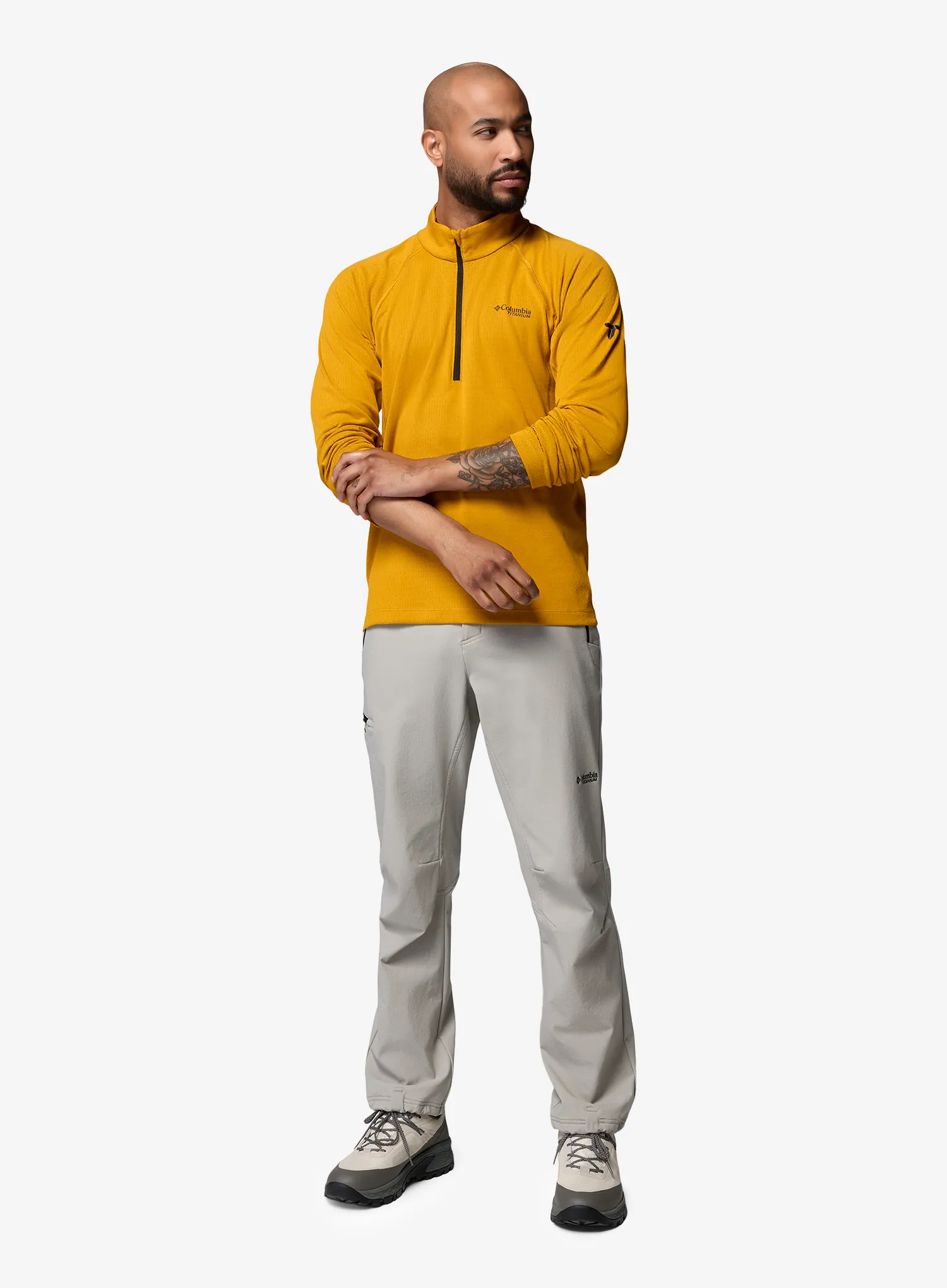 Hanorac cu fermoar 1/2 Columbia Driventure Half Zip - squash