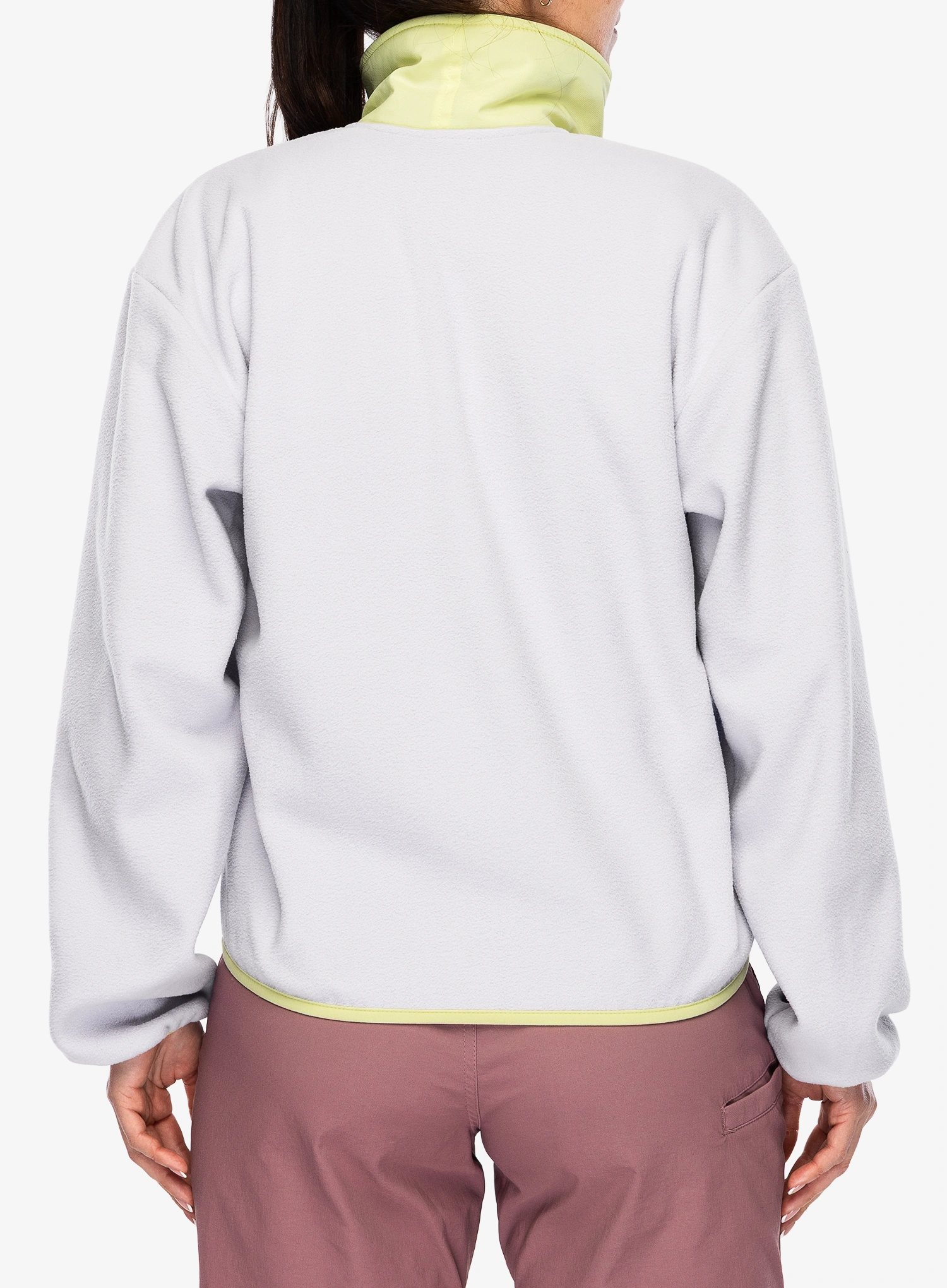 Hanorac cu fermoar 1/2 femei Columbia Sequoia Grove Half Zip Fleece - l.pearl/stormwatch/citron haze