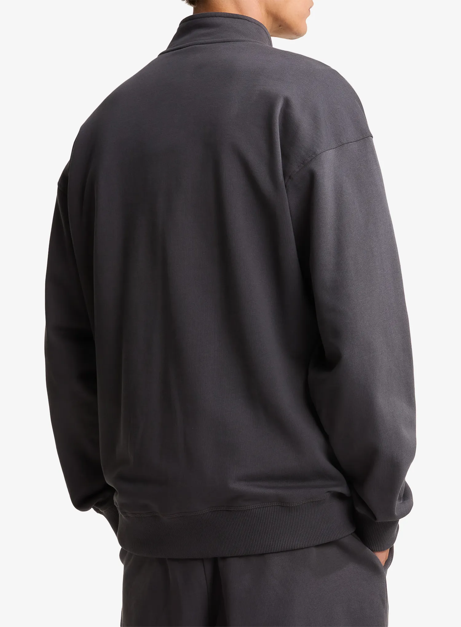 Hanorac cu fermoar 1/2 The North Face Essential Light Relaxed 1/4 Zip Crew - anthracite grey