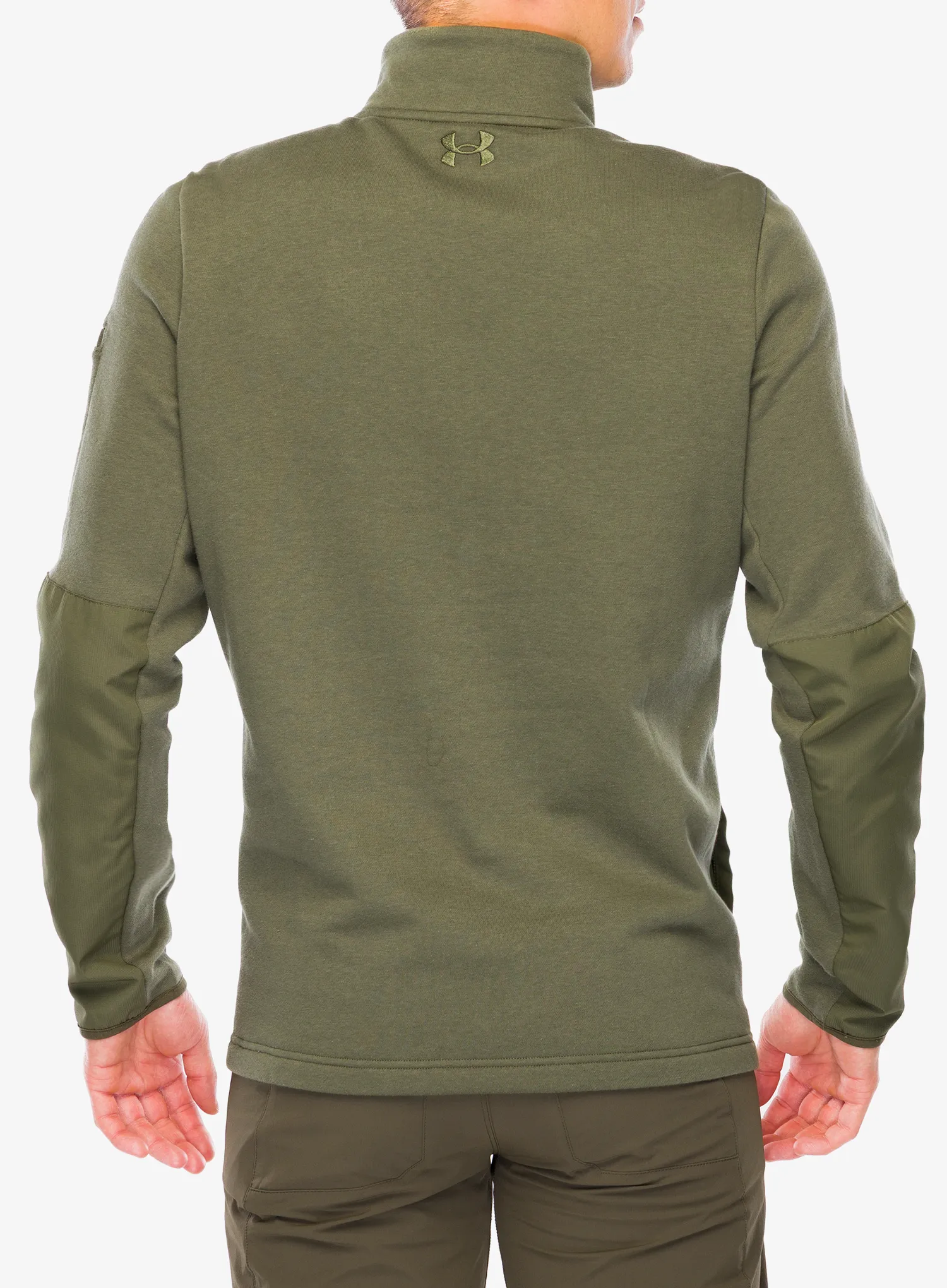 Hanorac cu fermoar 1/2 Under Armour Tac Rival Job Fleece - marine green/marine green