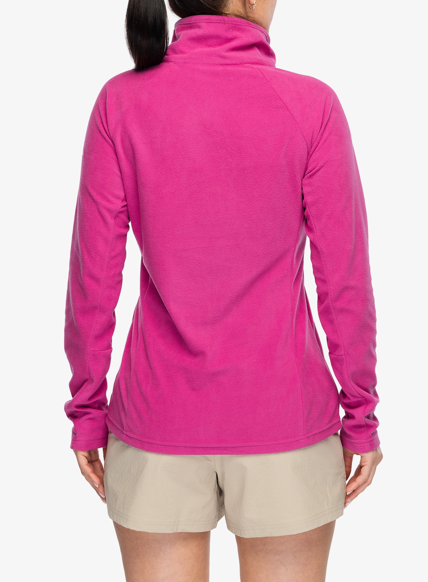 Hanorac cu fermoar femei Columbia Glacial IV 1/2 Zip - fuchsia