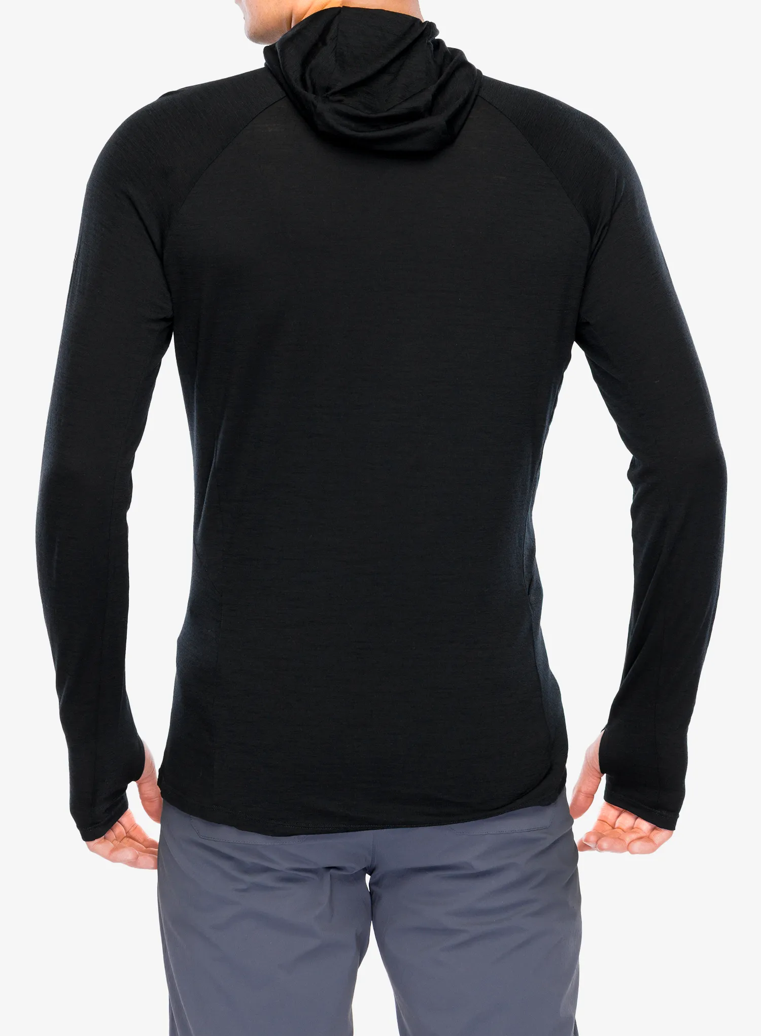 Hanorac cu fermoar Inov-8 Merino Hoodie HZ - black
