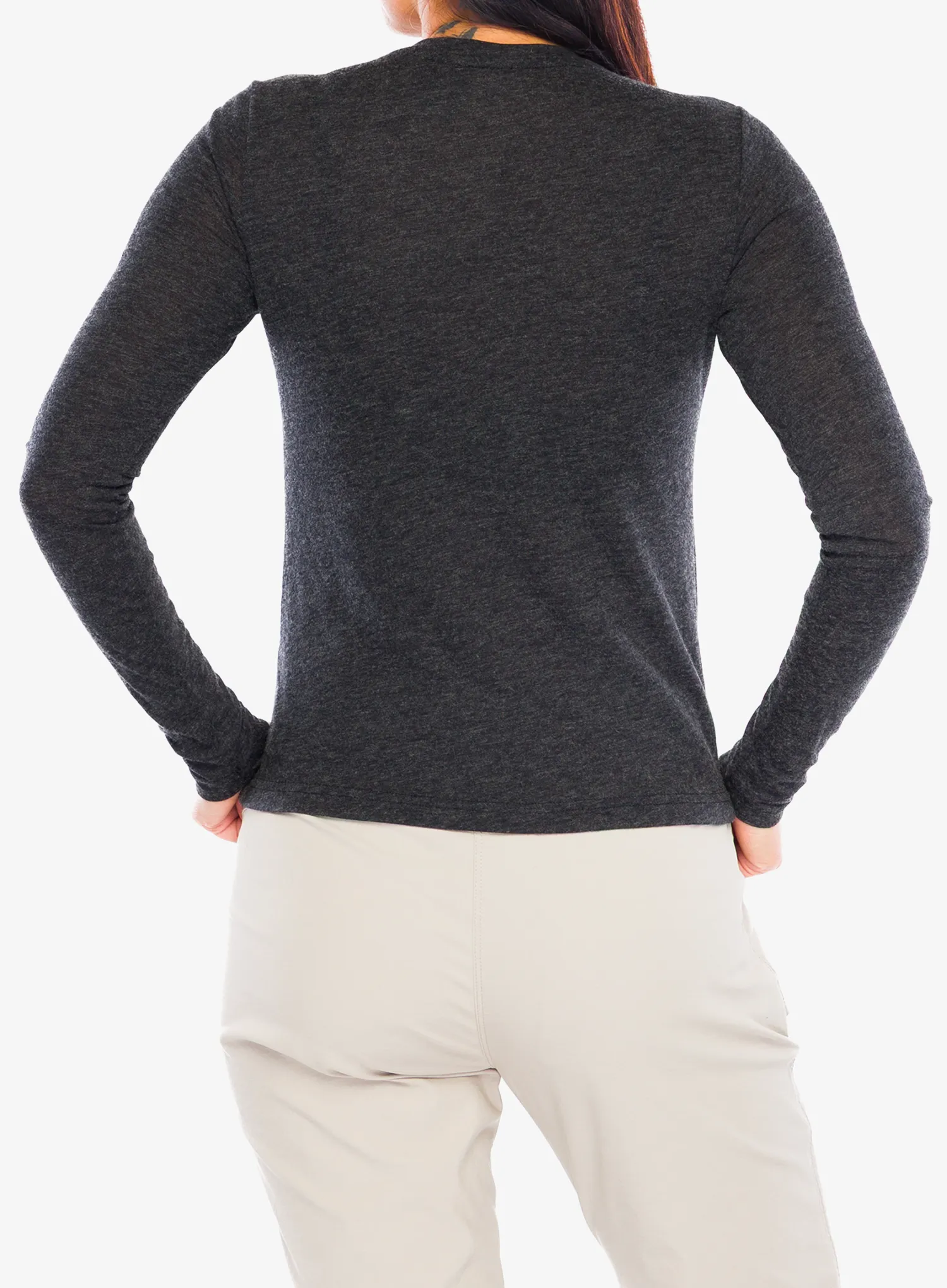 Bluza cu maneca lunga femei Turbat Magic Logo LS - caviar/caviar