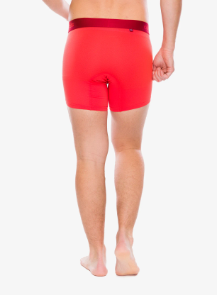 Boxeri Comfyballs Long Performance - plasma red