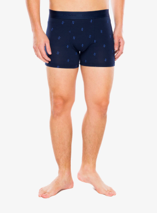 Boxeri Dovre Tights 3-Pack Bamboo - navy/print
