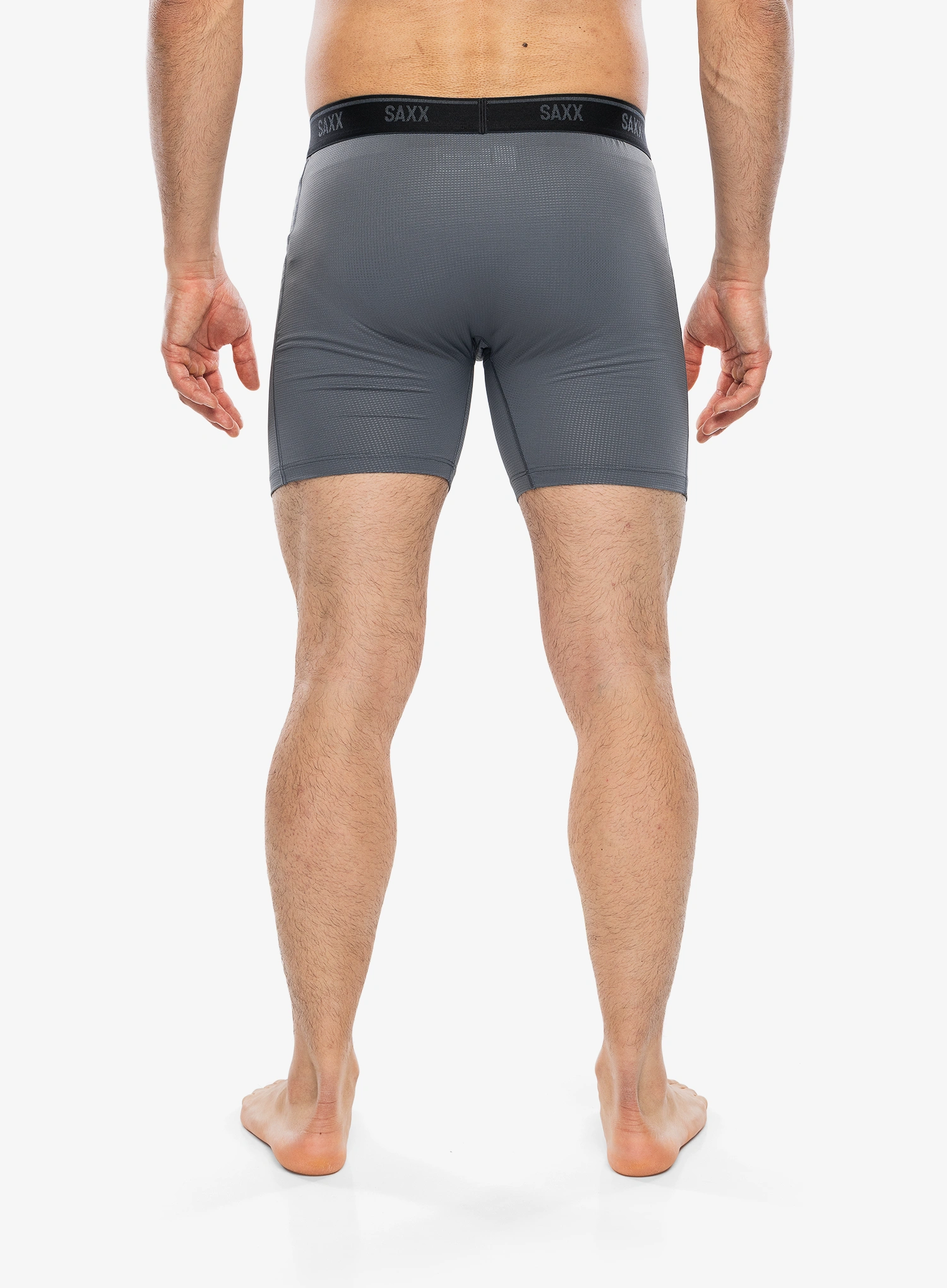 Boxeri Saxx Quest Quick-Dry Mesh Boxer Brief Fly - turbulence