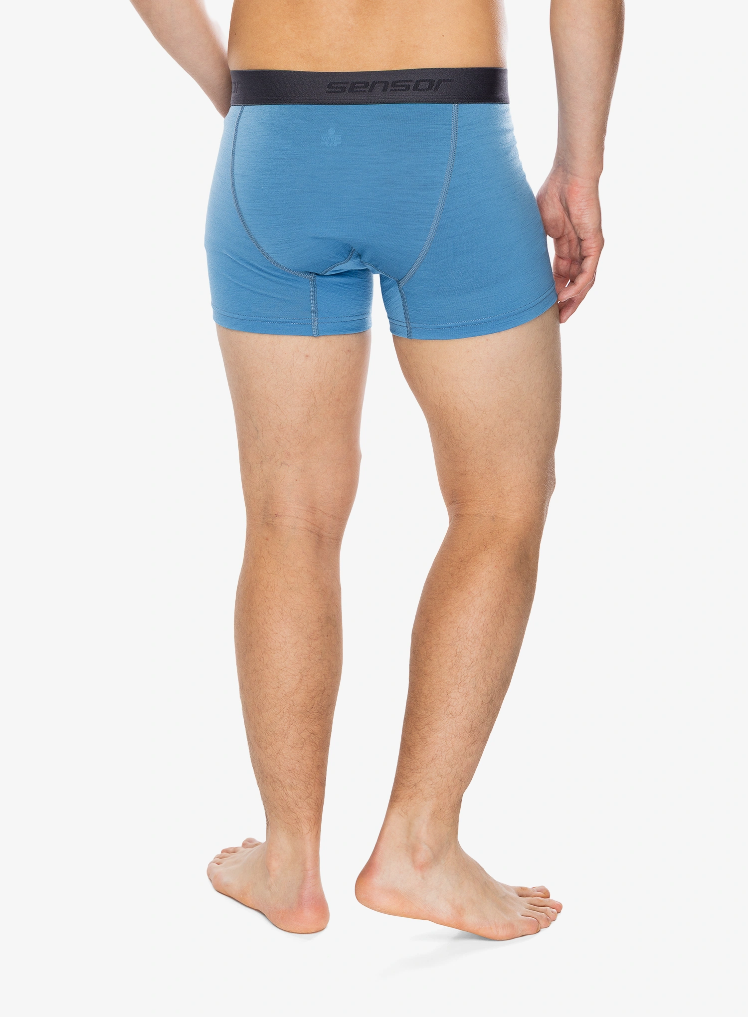 Boxeri Sensor Merino Active Boxers - blue/blue