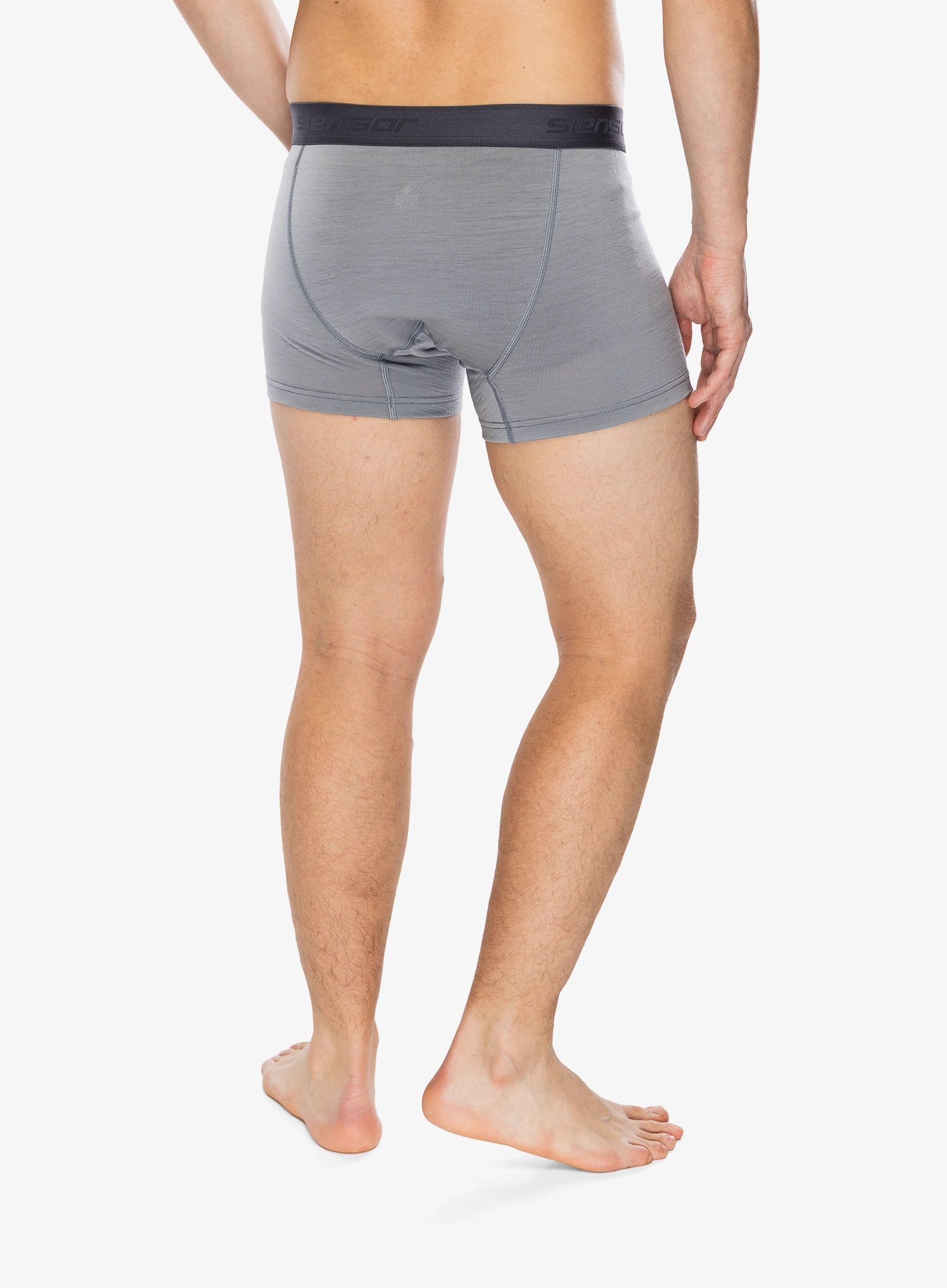 Boxeri Sensor Merino Active Boxers - grey/grey