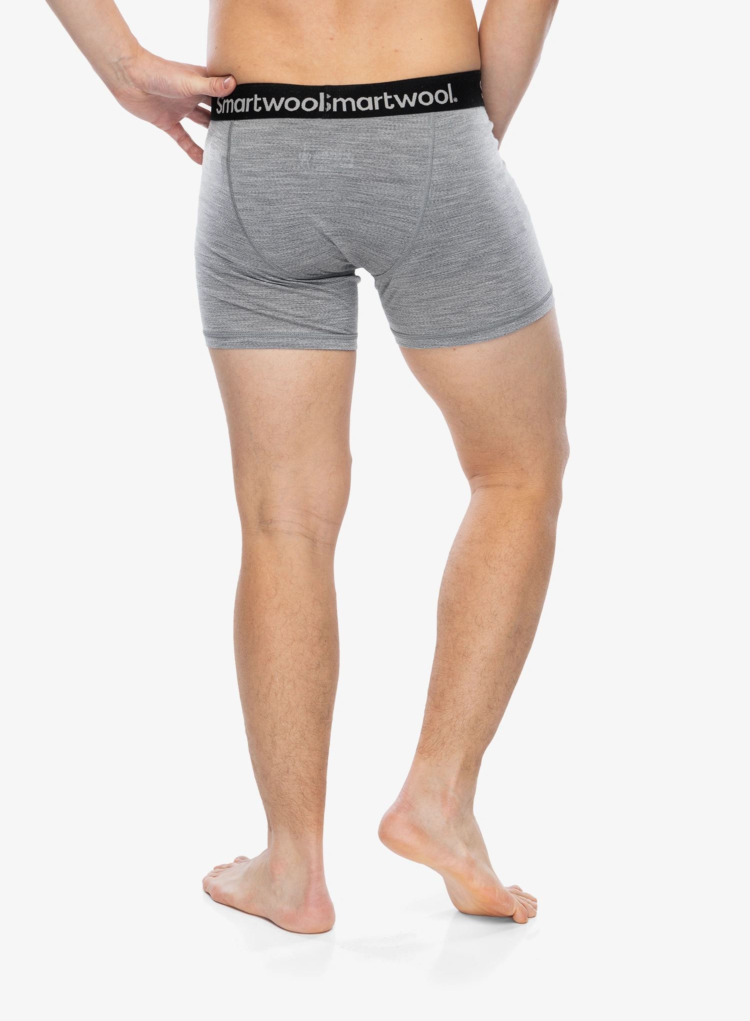 Boxeri Smartwool Merino Boxer Brief Boxed - light gray heather