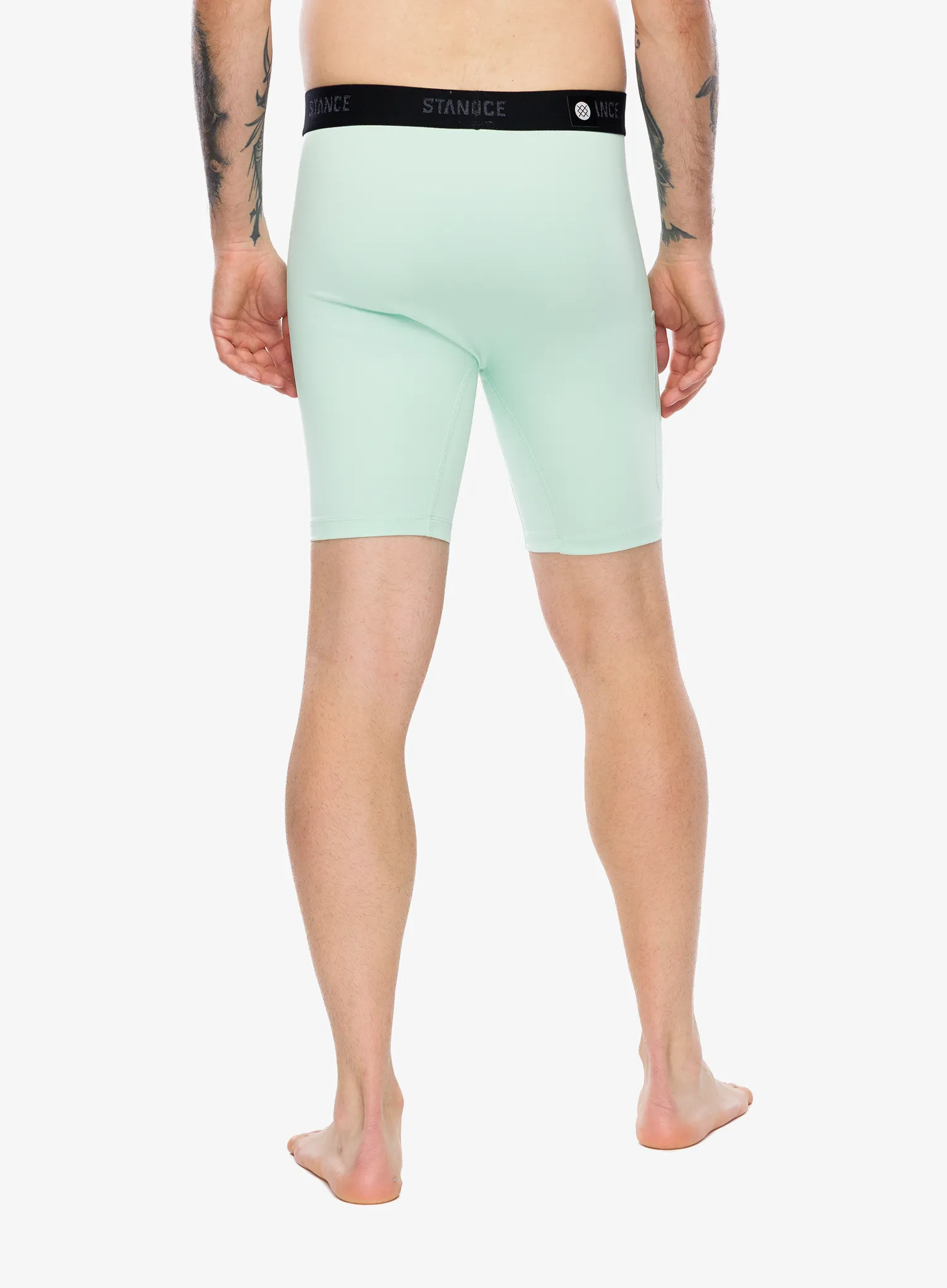 Boxeri Stance Compression Nylon Underwear - mint