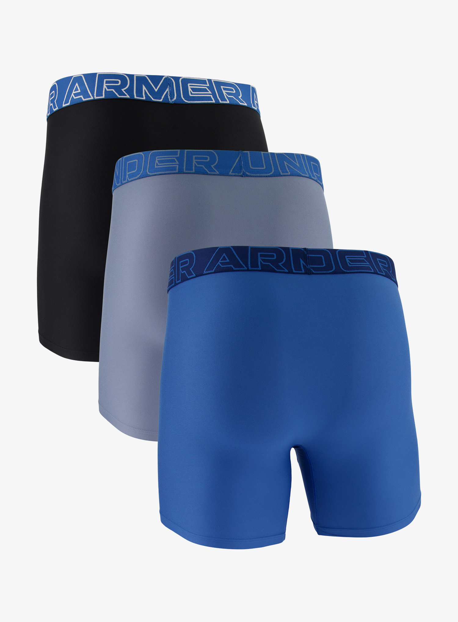 Boxeri Under Armour Performance Tech 6 in 3-Pack Boxerjock - blue wind/aegean blue/black